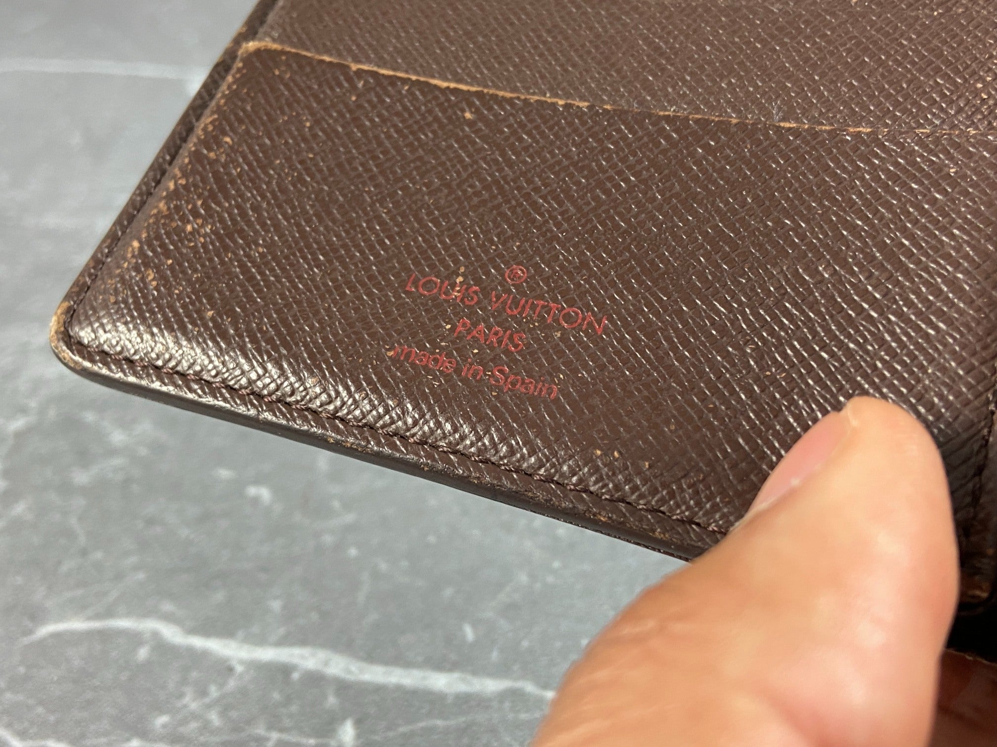 Louis Vuitton Marco Wallet Damier Ebene Canvas
