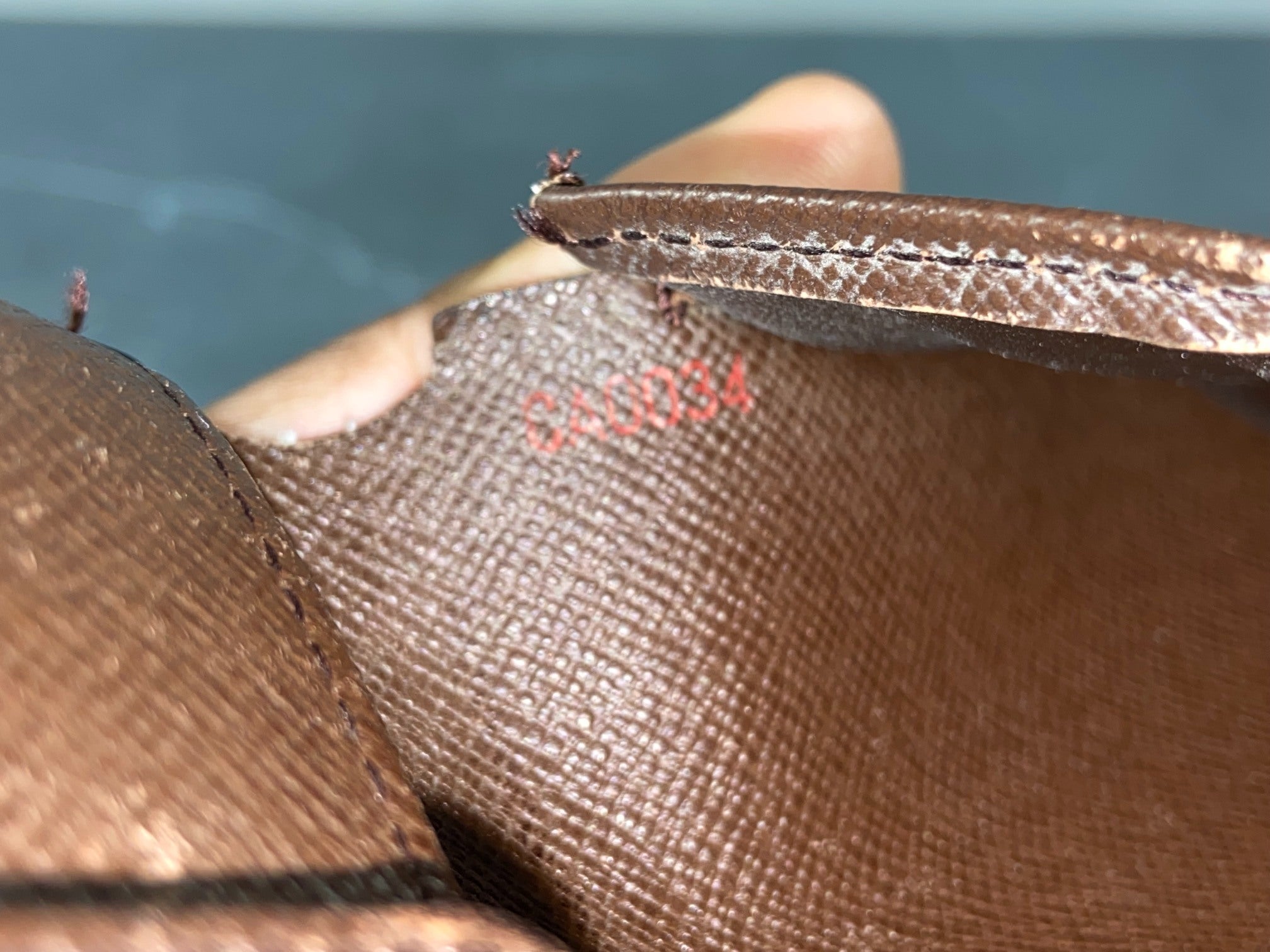 Louis Vuitton Marco Wallet Damier Ebene Canvas