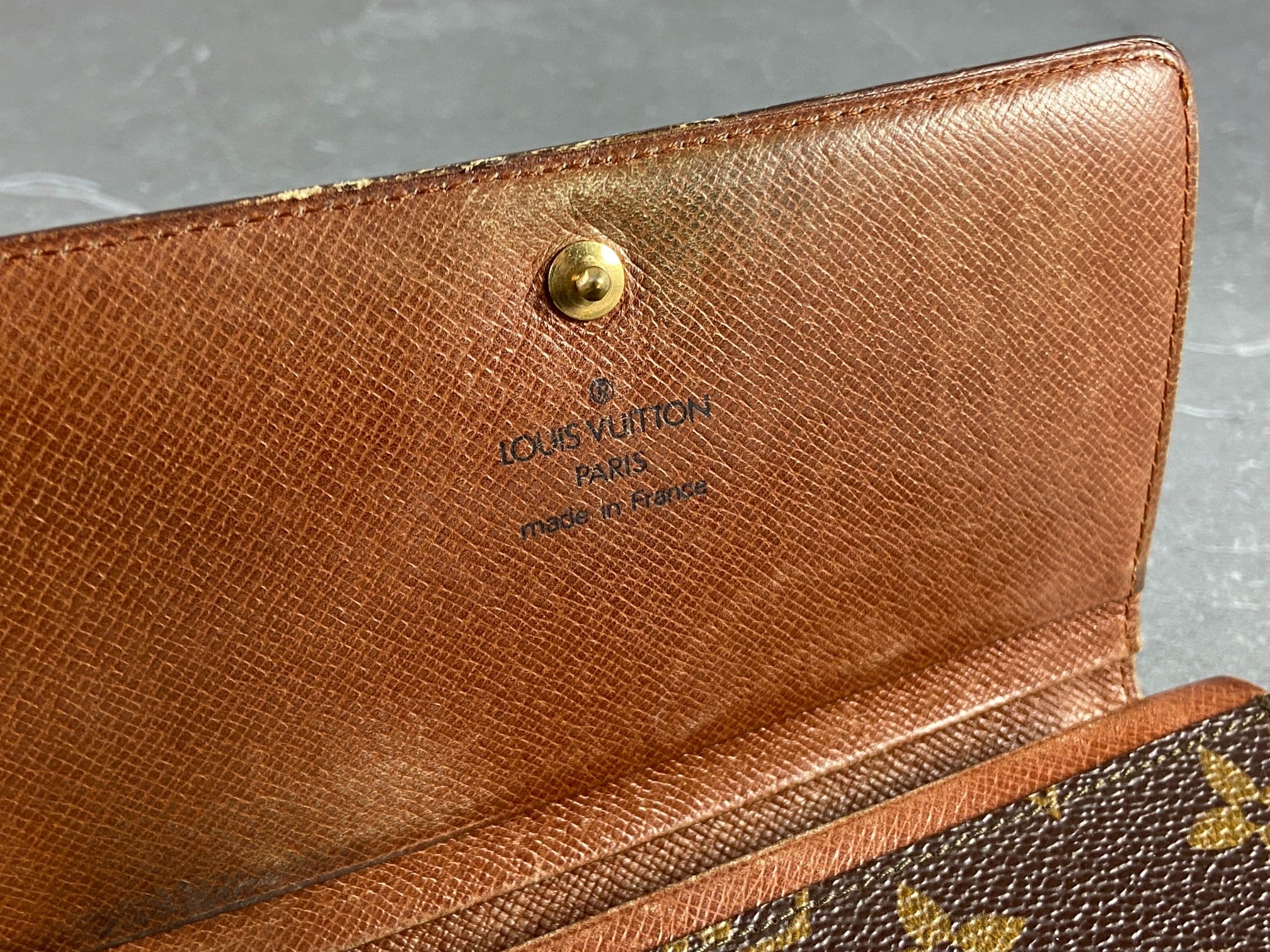 Louis Vuitton Porte-Monnaie Tresor Monogram Canvas