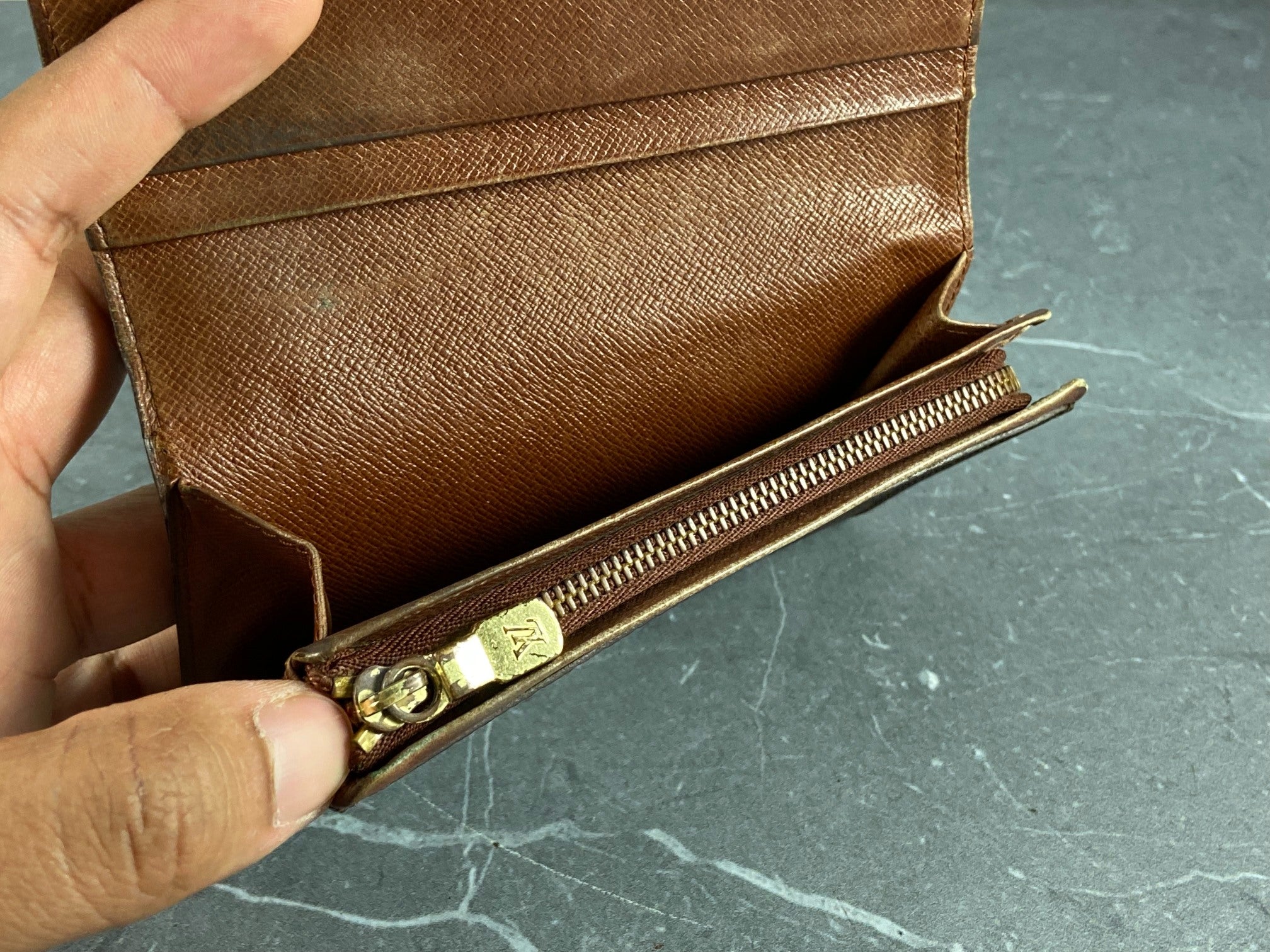 Louis Vuitton Porte-Monnaie Tresor Monogram Canvas