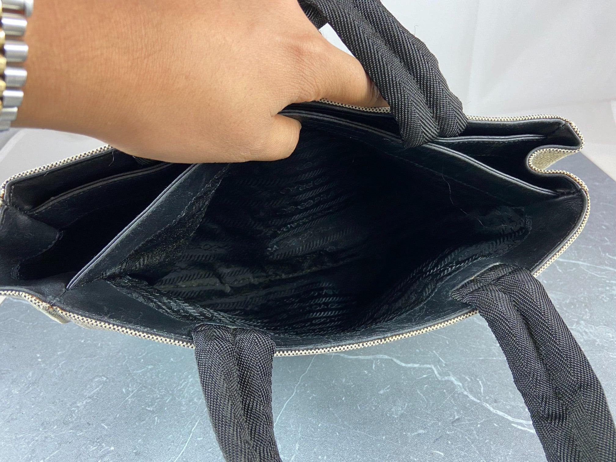 Prada Sport Hobo Bag Grey / Black