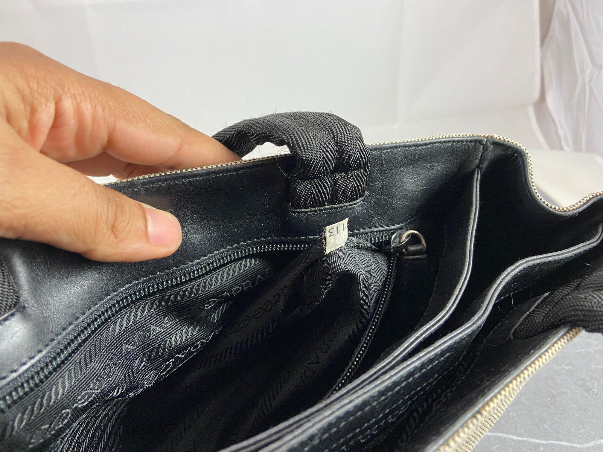 Prada Sport Hobo Bag Grey / Black