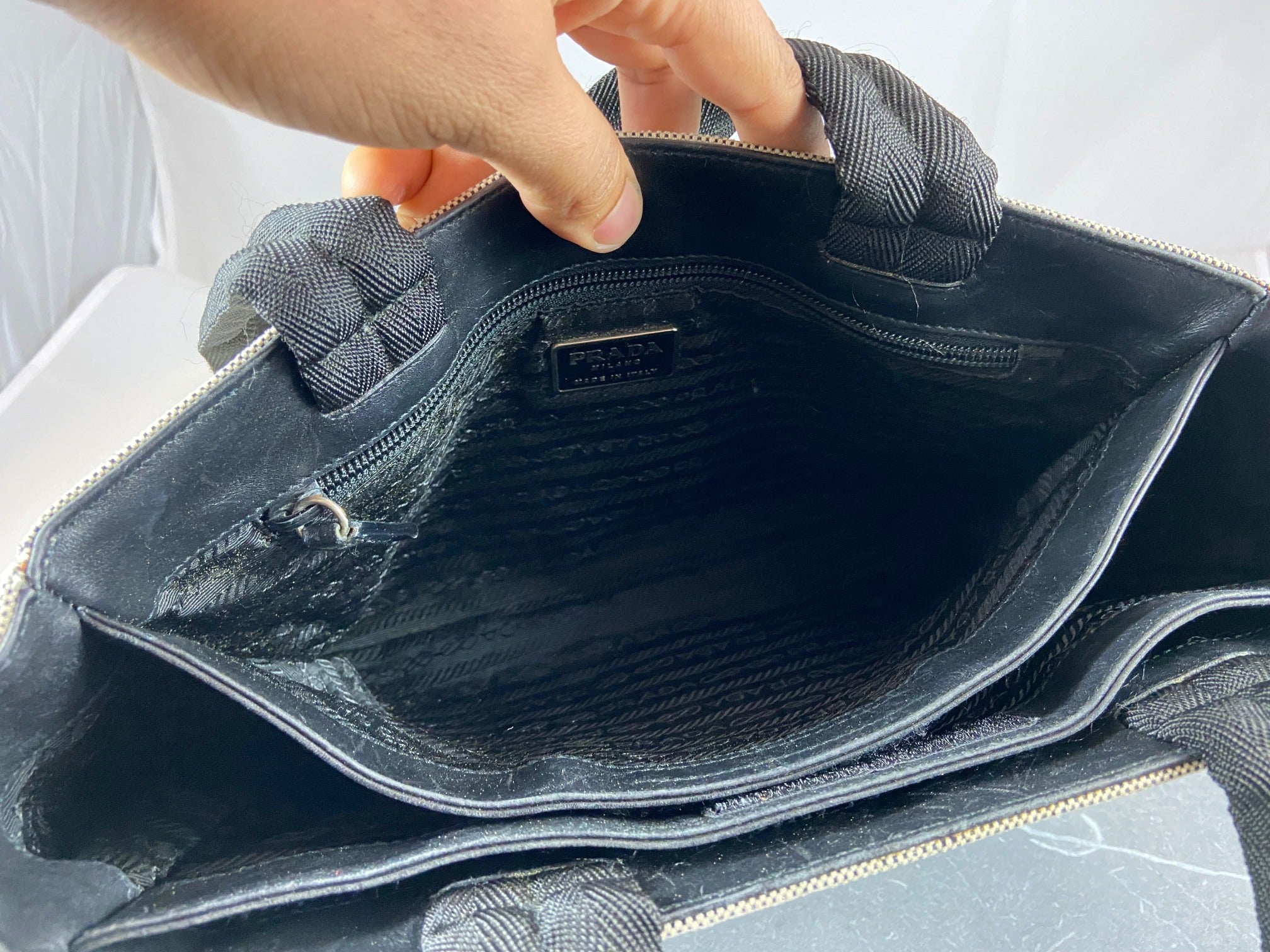 Prada Sport Hobo Bag Grey / Black