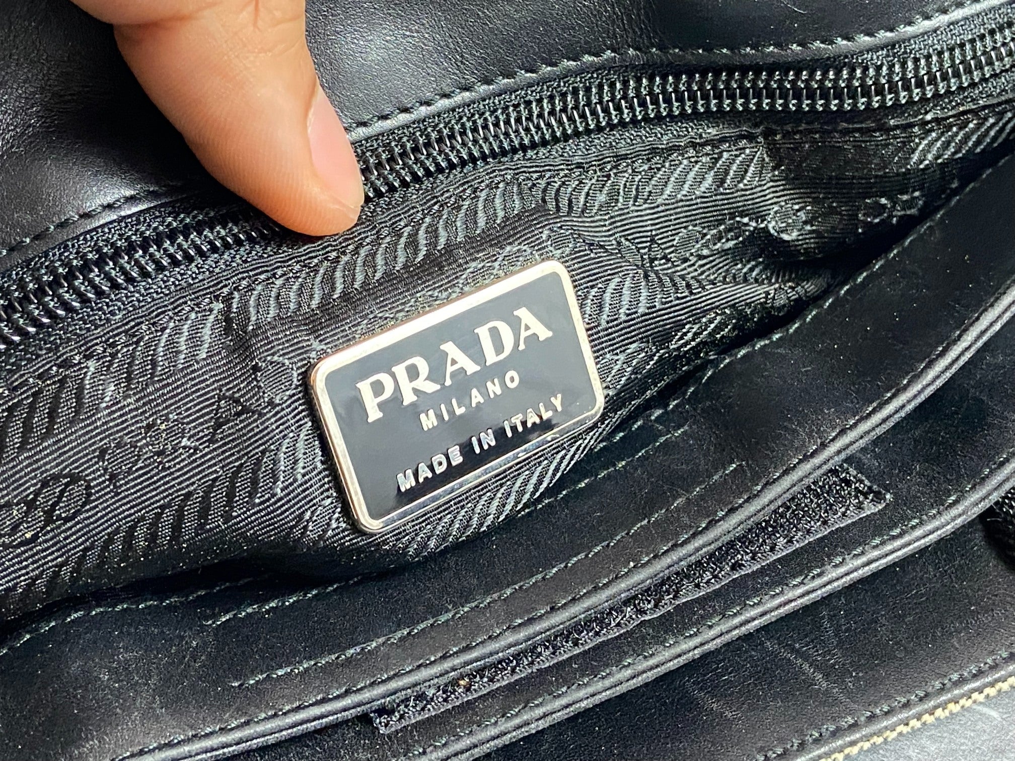 Prada Sport Hobo Bag Grey / Black