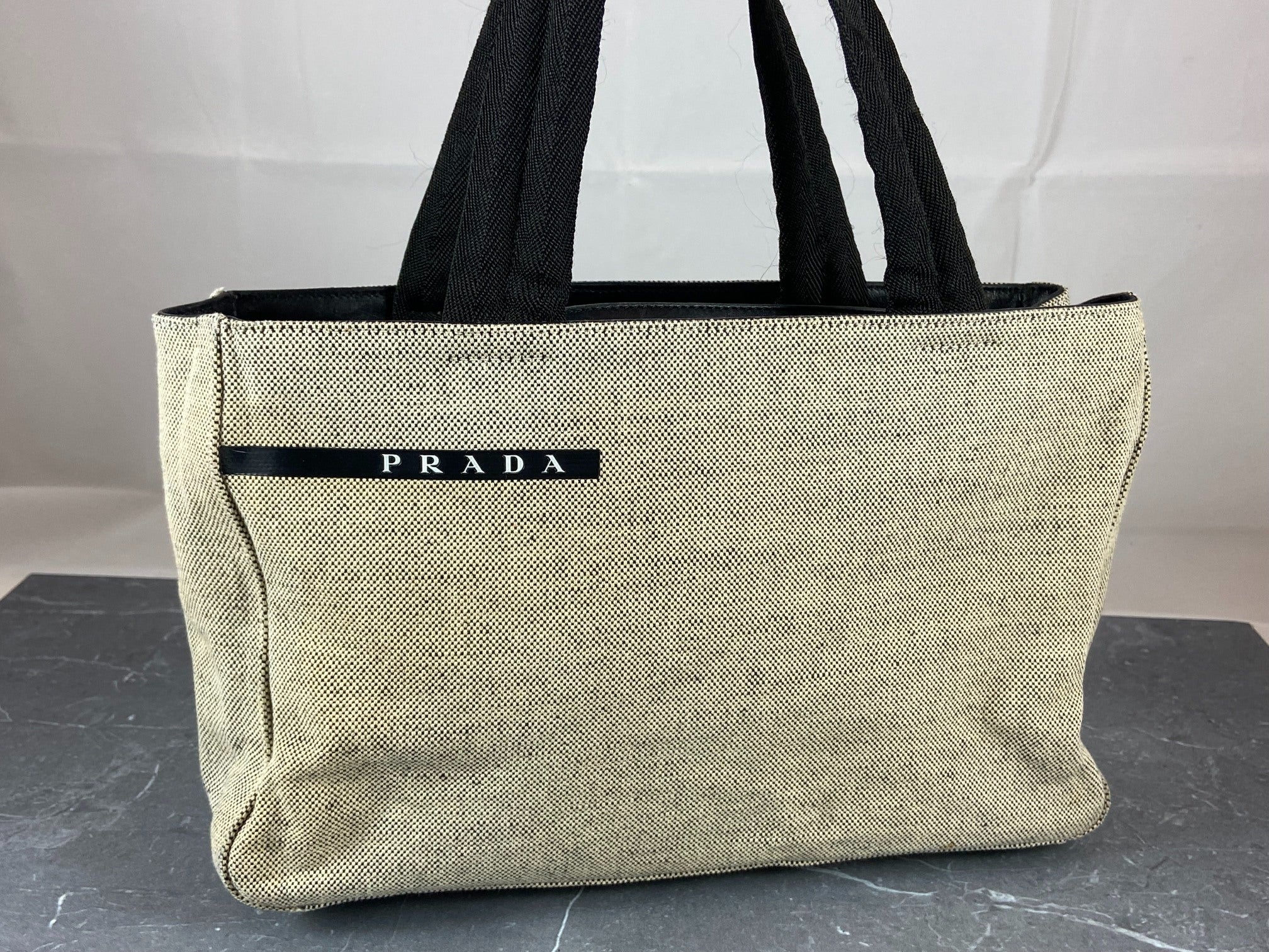 Prada Sport Hobo Bag Black / White