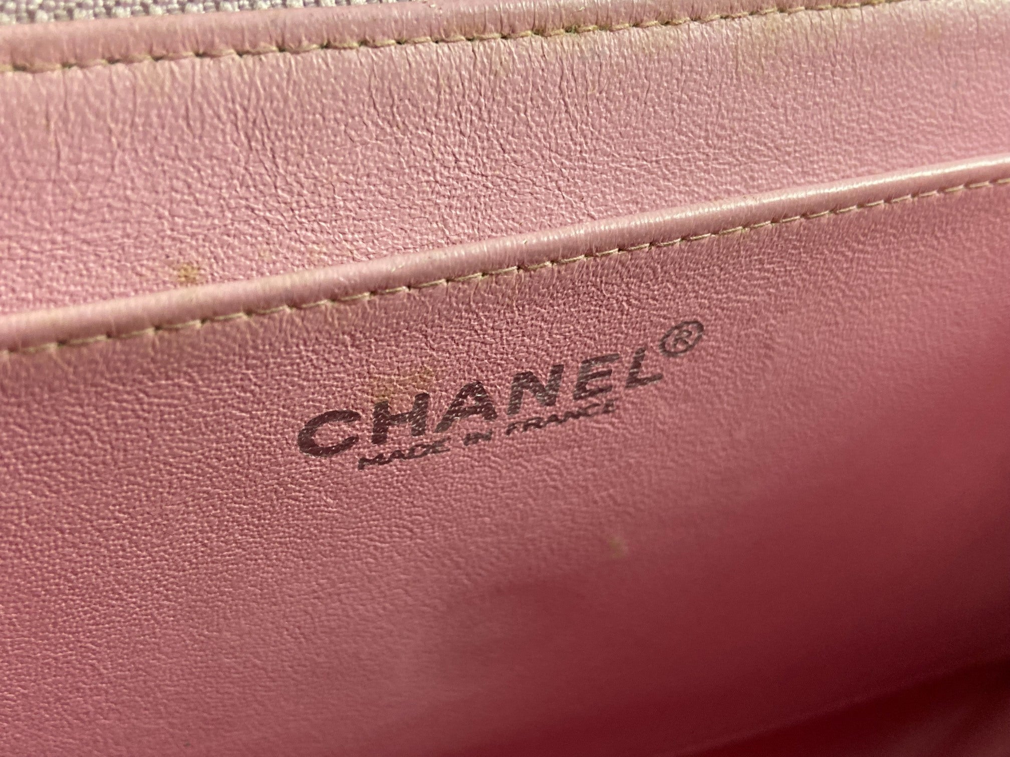 Chanel Timeless Flap Bag Medium Light Pink Jersey