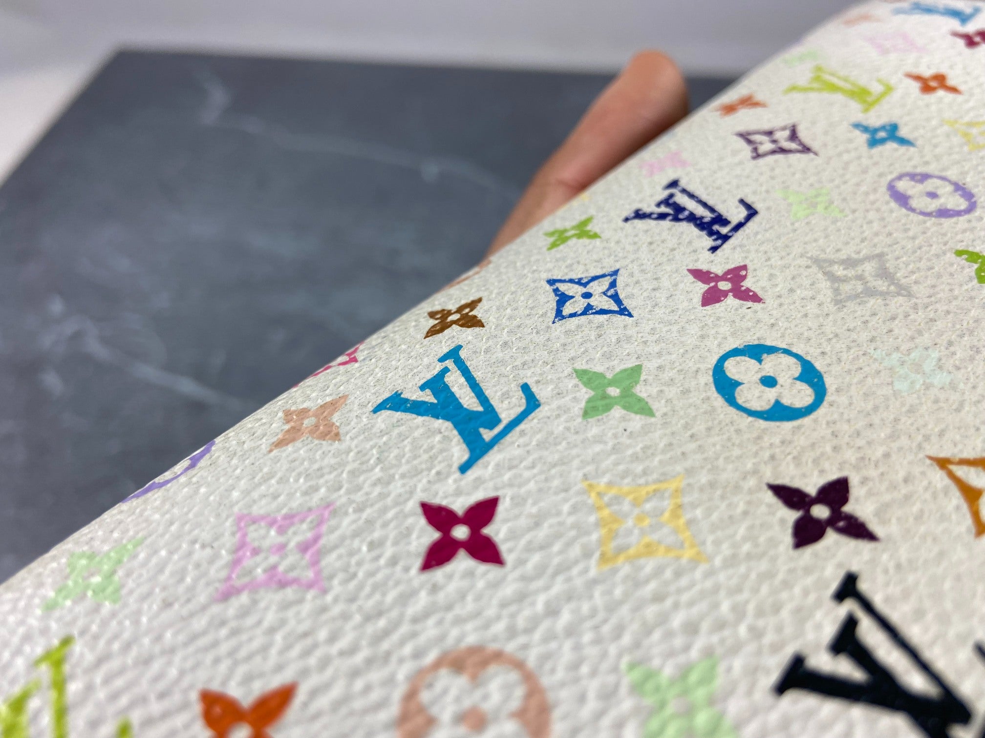 Louis Vuitton x Takashi Murakami Sarah Wallet White Multicolor