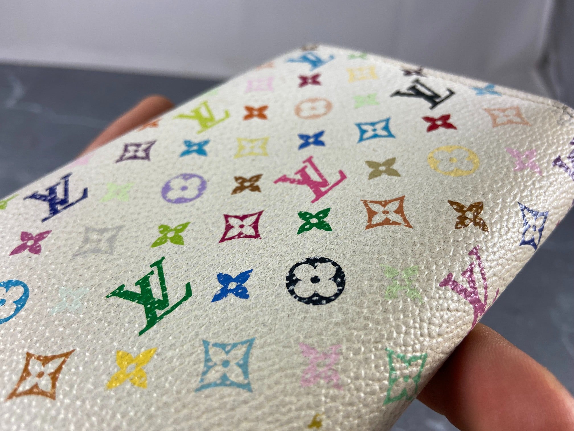 Louis Vuitton x Takashi Murakami Sarah Wallet White Multicolor