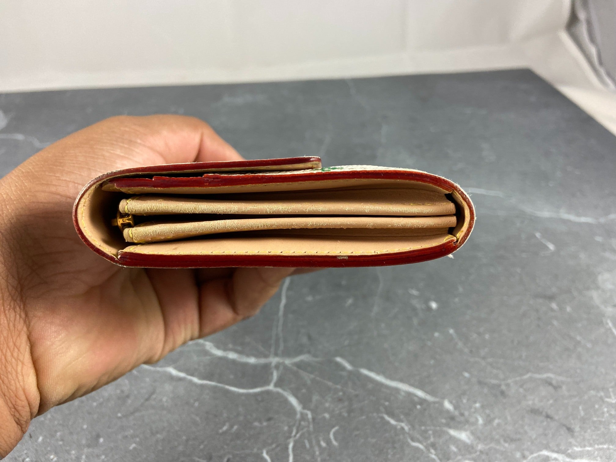 Louis Vuitton x Takashi Murakami Sarah Wallet White Multicolor