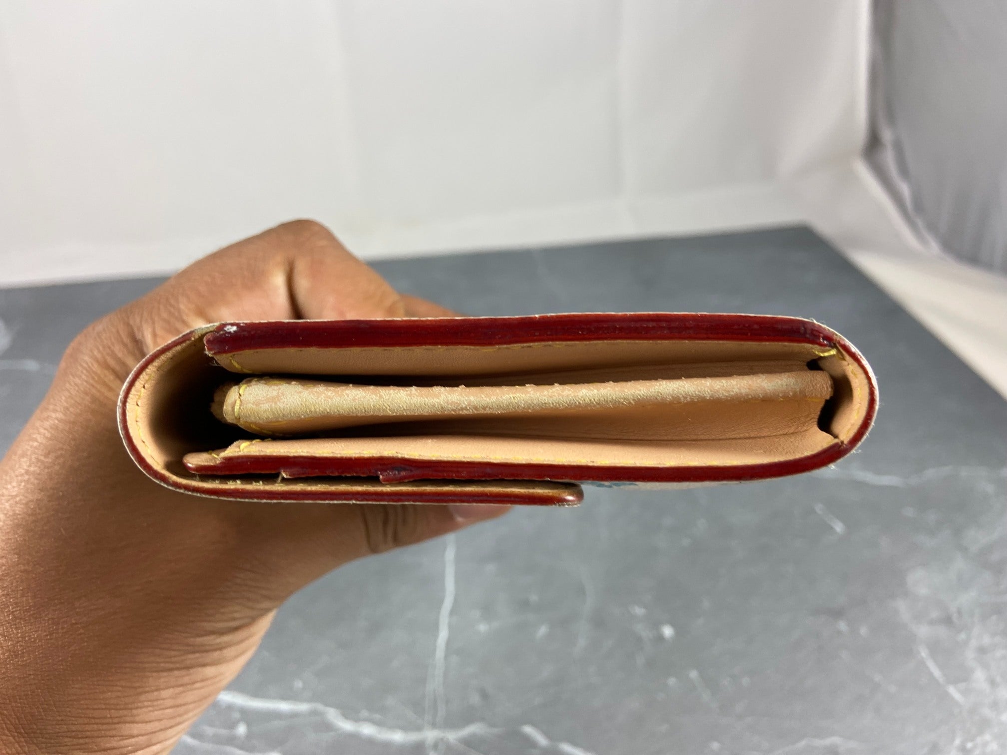 Louis Vuitton x Takashi Murakami Sarah Wallet White Multicolor