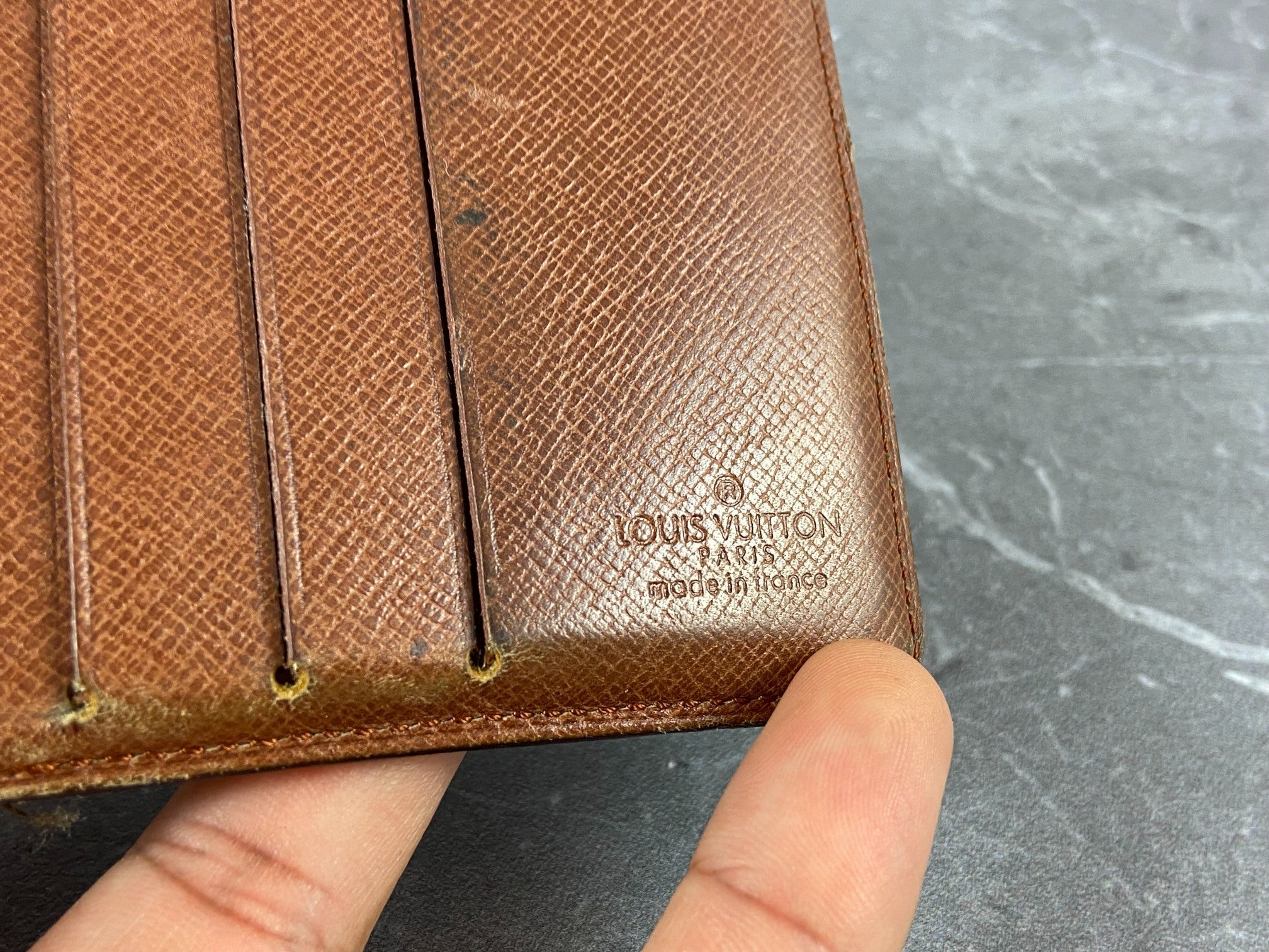 Louis Vuitton Porte-Billets 3 Card Wallet Monogram Canvas