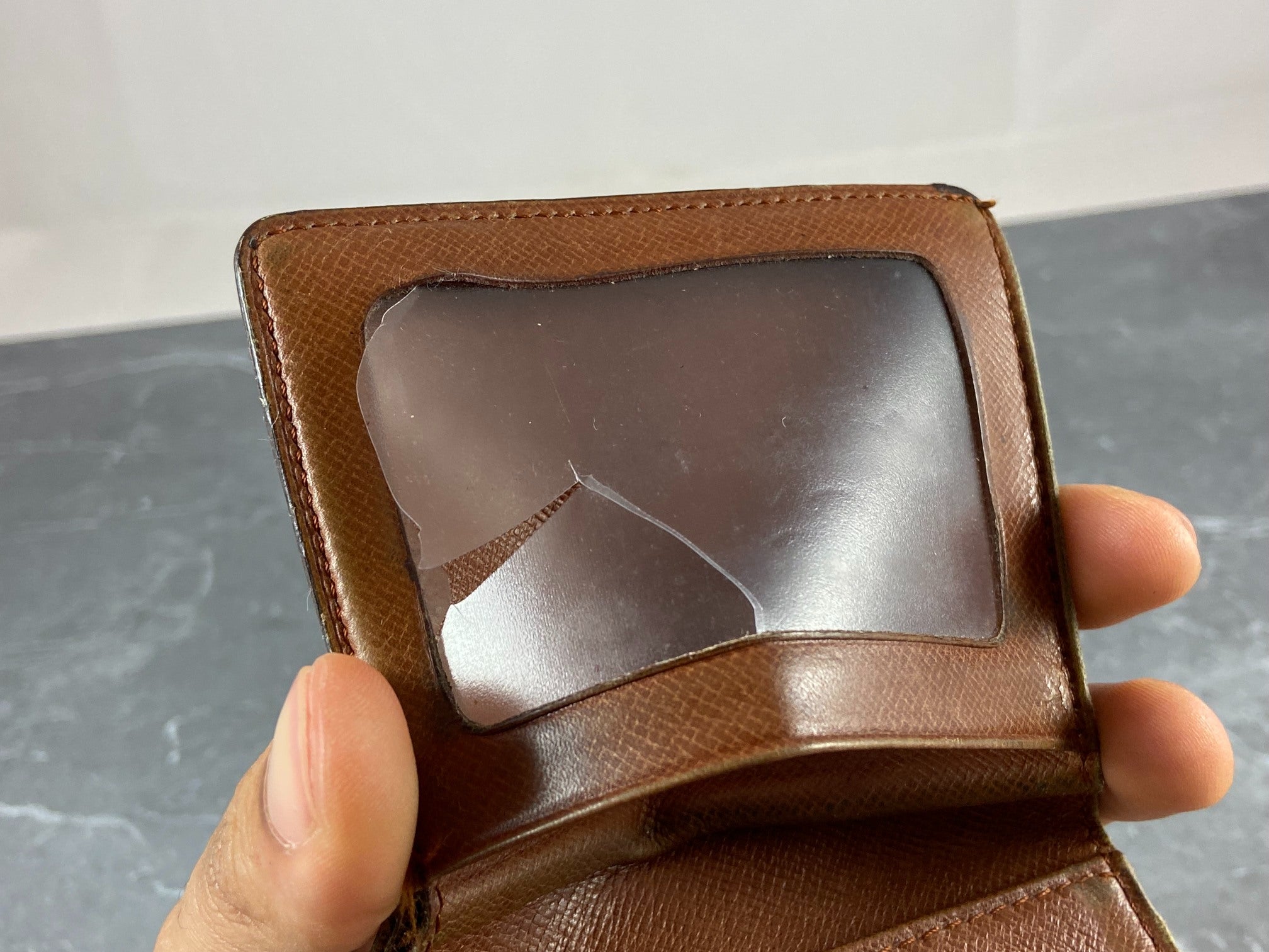 Louis Vuitton Porte-Billets 3 Card Wallet Monogram Canvas