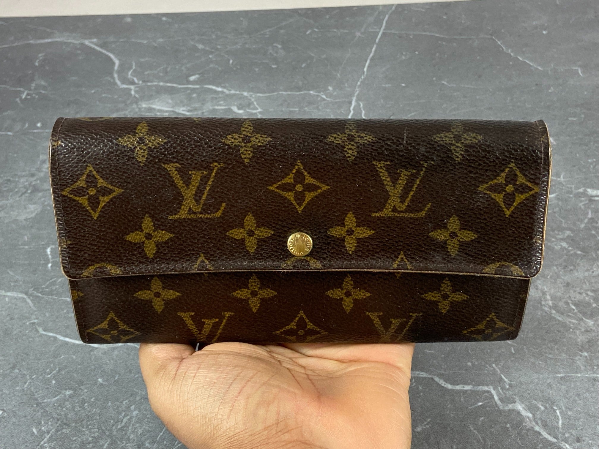 Louis Vuitton Sarah Wallet Monogram Canvas