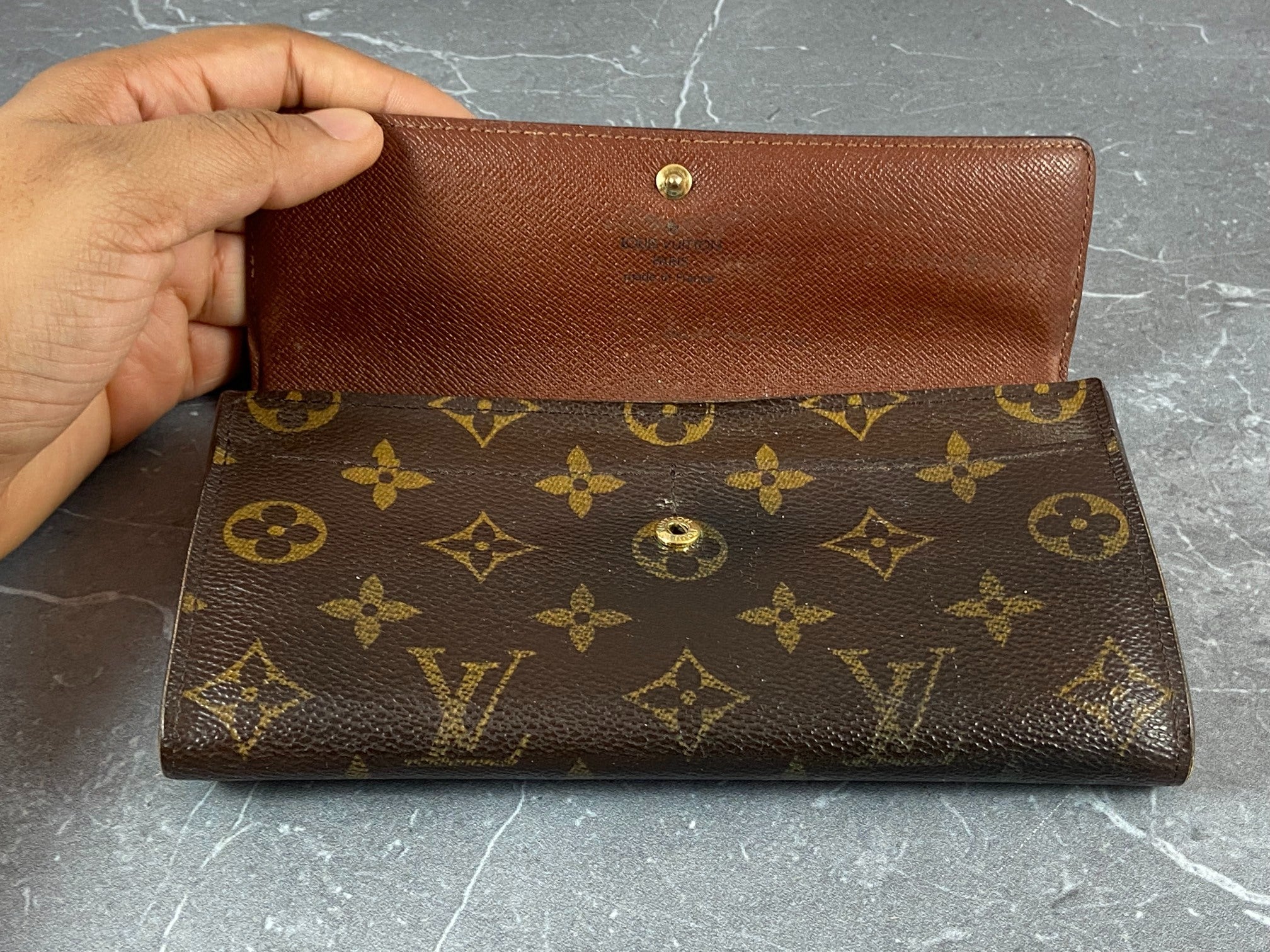 Louis Vuitton Sarah Wallet Monogram Canvas