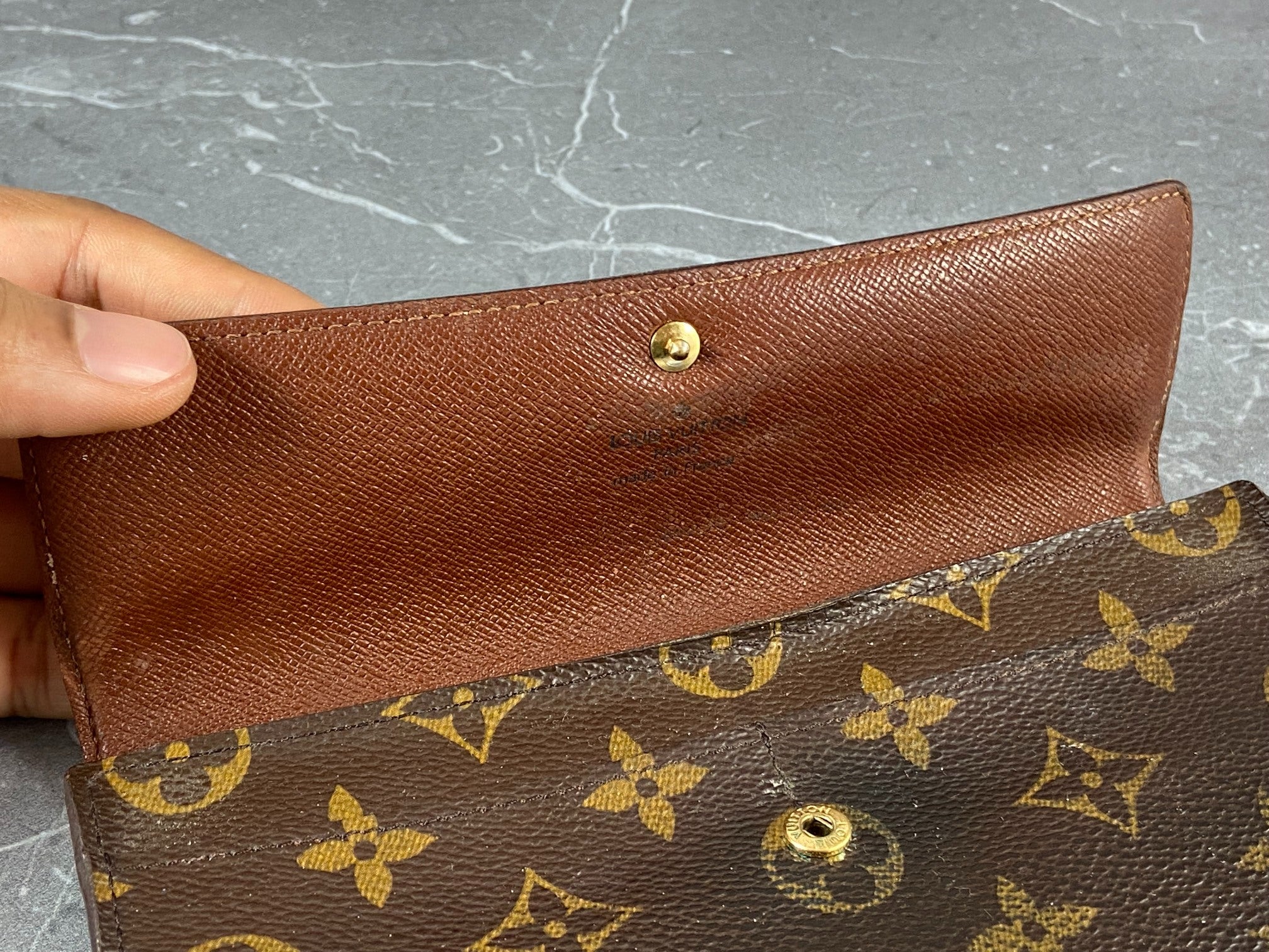Louis Vuitton Sarah Wallet Monogram Canvas