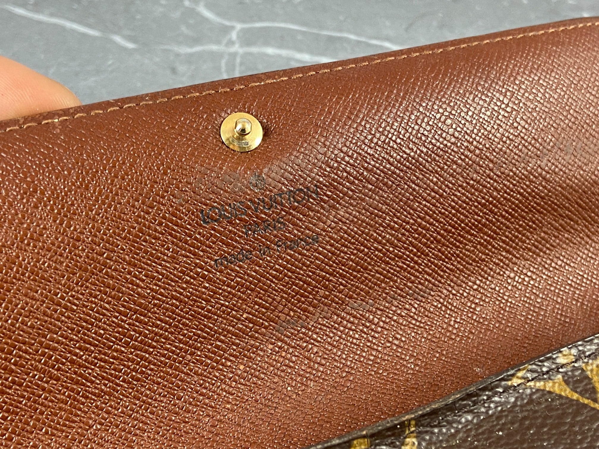 Louis Vuitton Sarah Wallet Monogram Canvas