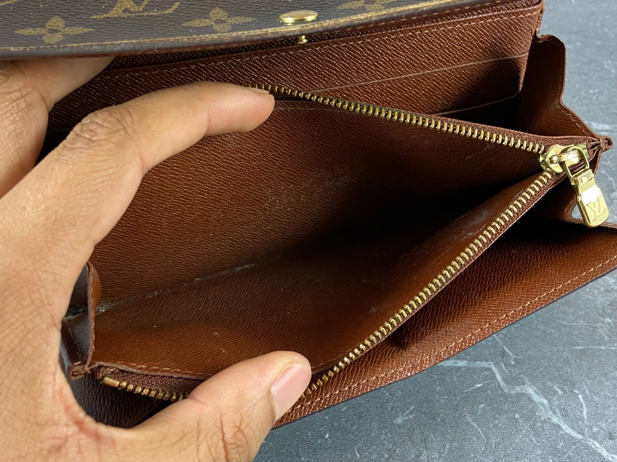 Louis Vuitton Sarah Wallet Monogram Canvas