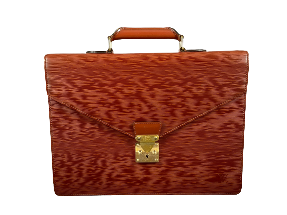 Louis Vuitton Porte Documents Conseiller Brown Epi Leather