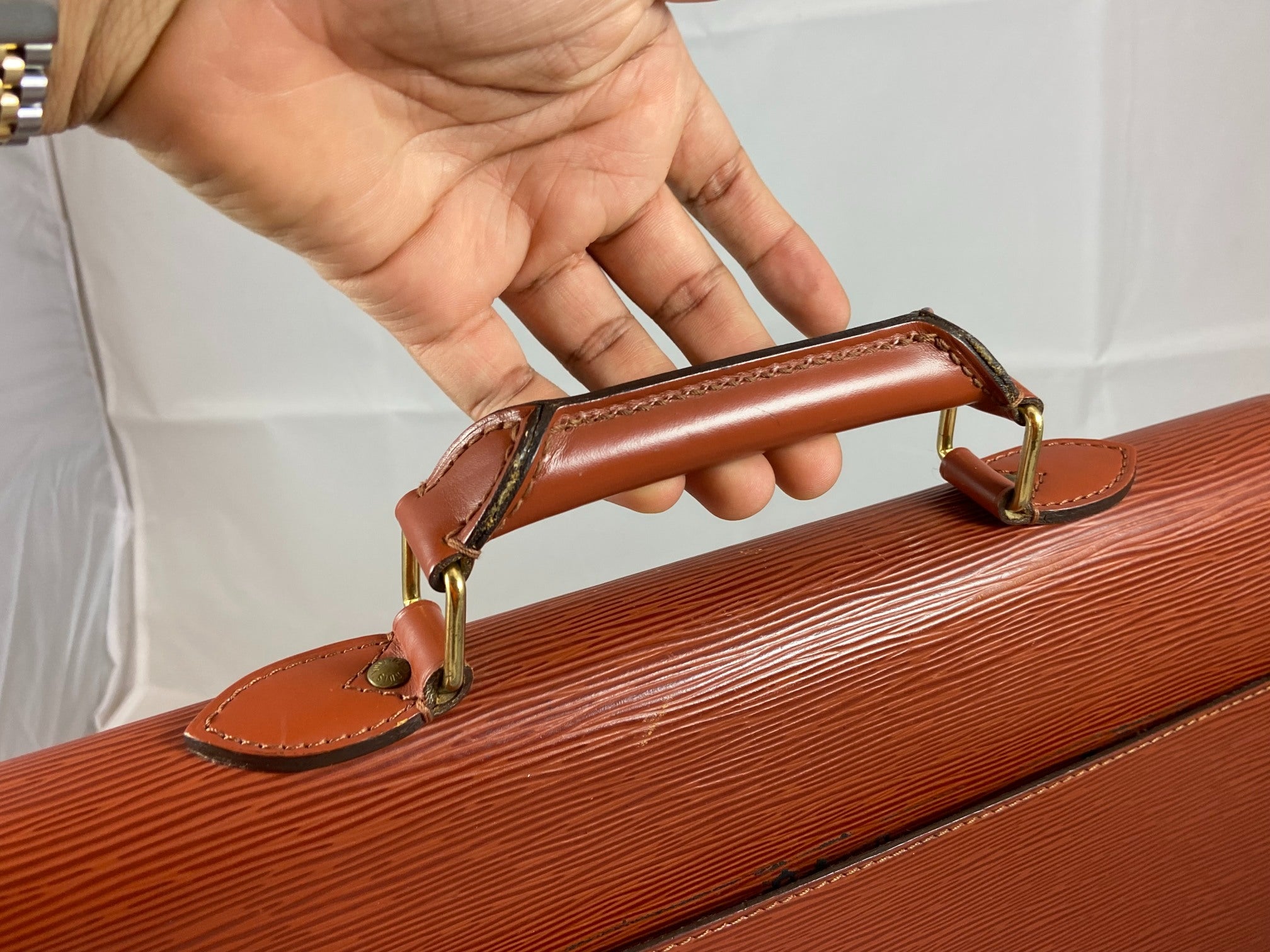 Louis Vuitton Porte Documents Conseiller Brown Epi Leather