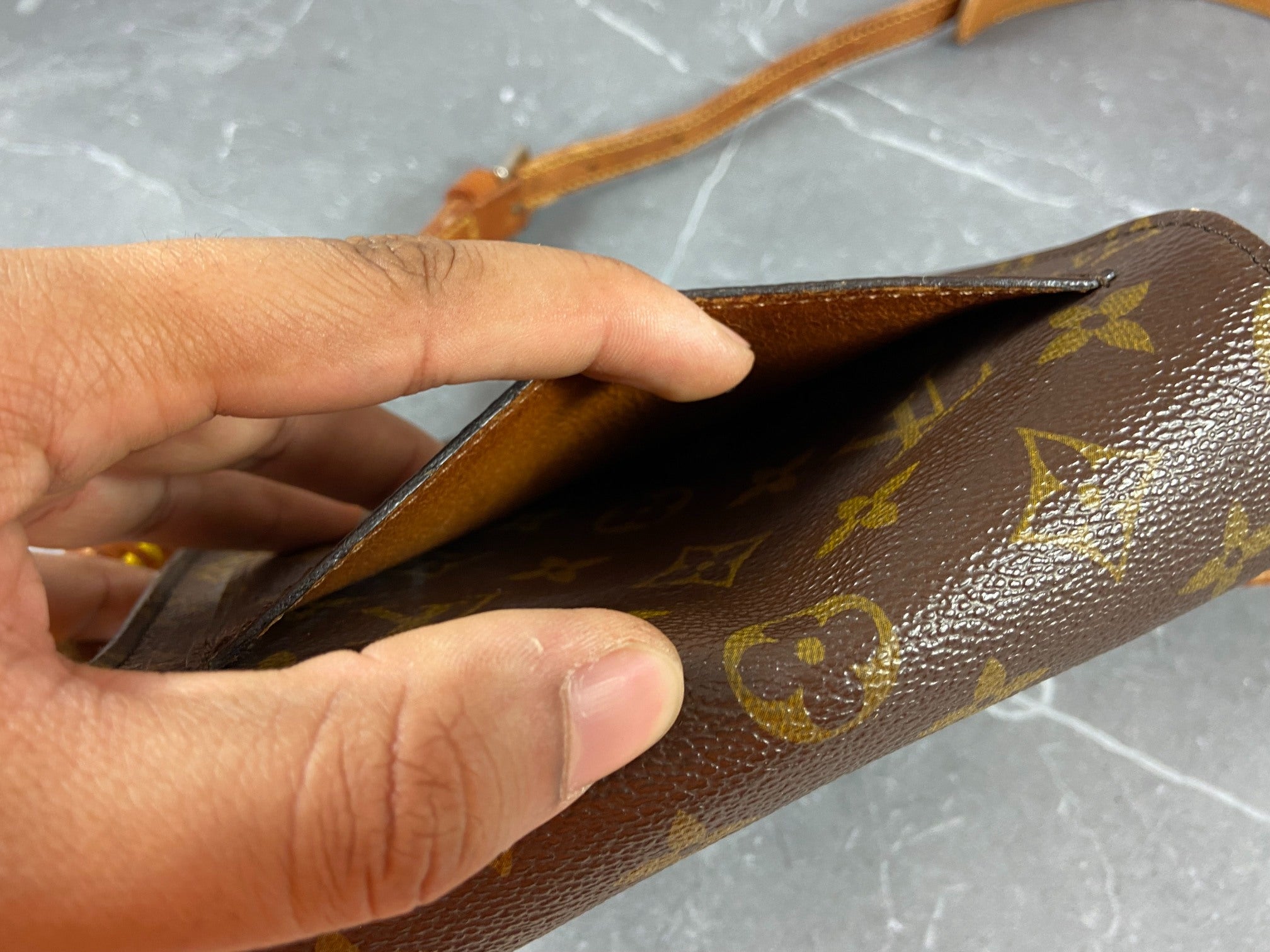 Louis Vuitton Mini Saint Cloud Shoulder Bag Monogram Canvas