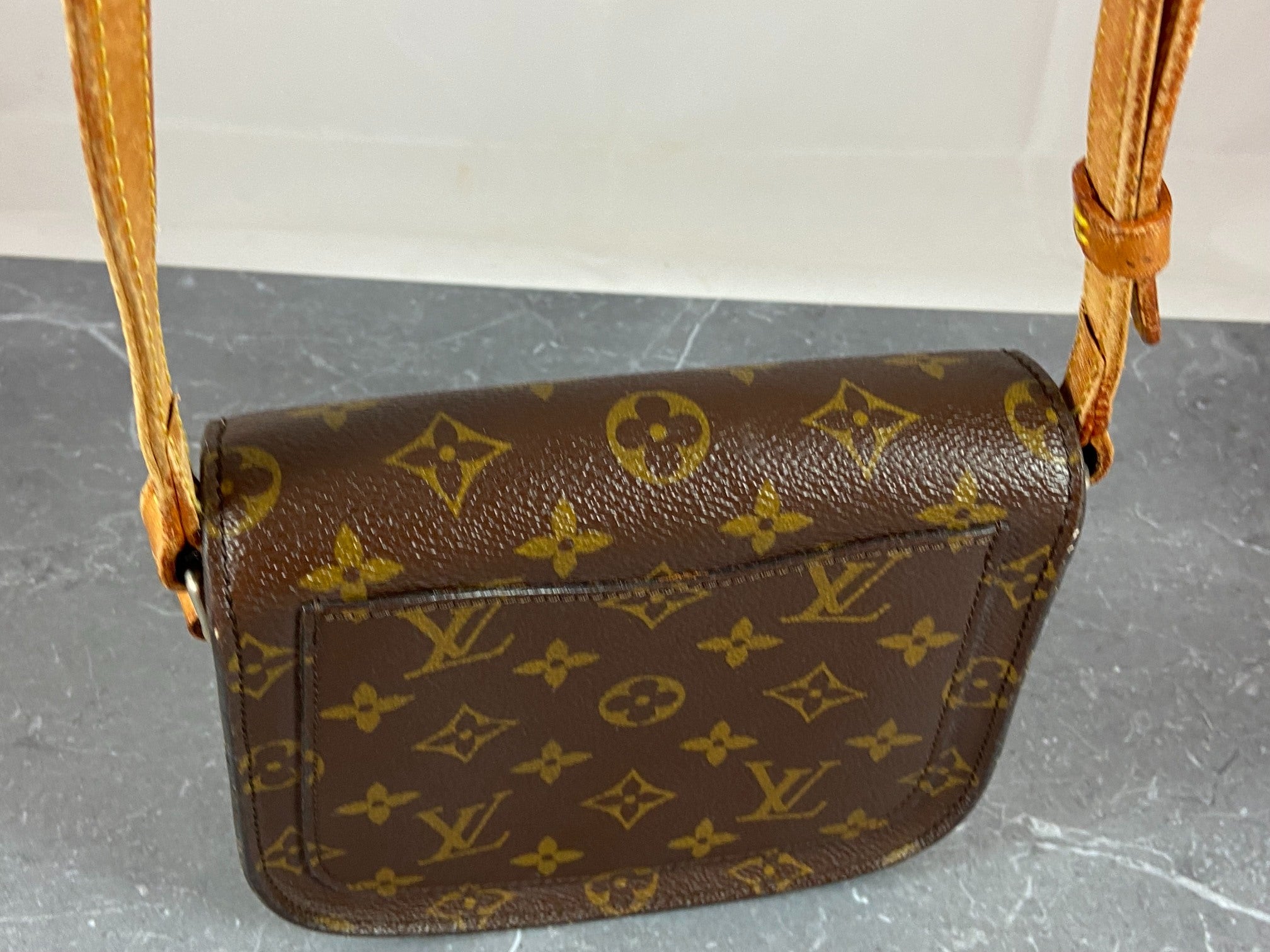 Louis Vuitton Mini Saint Cloud Shoulder Bag Monogram Canvas