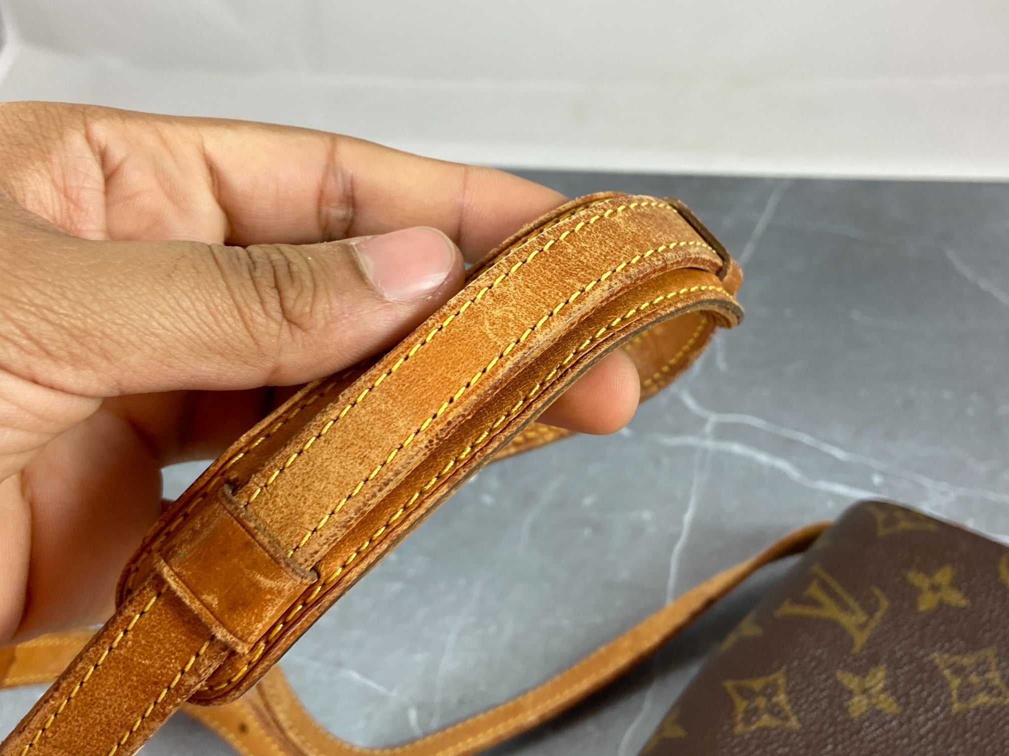 Louis Vuitton Mini Saint Cloud Shoulder Bag Monogram Canvas