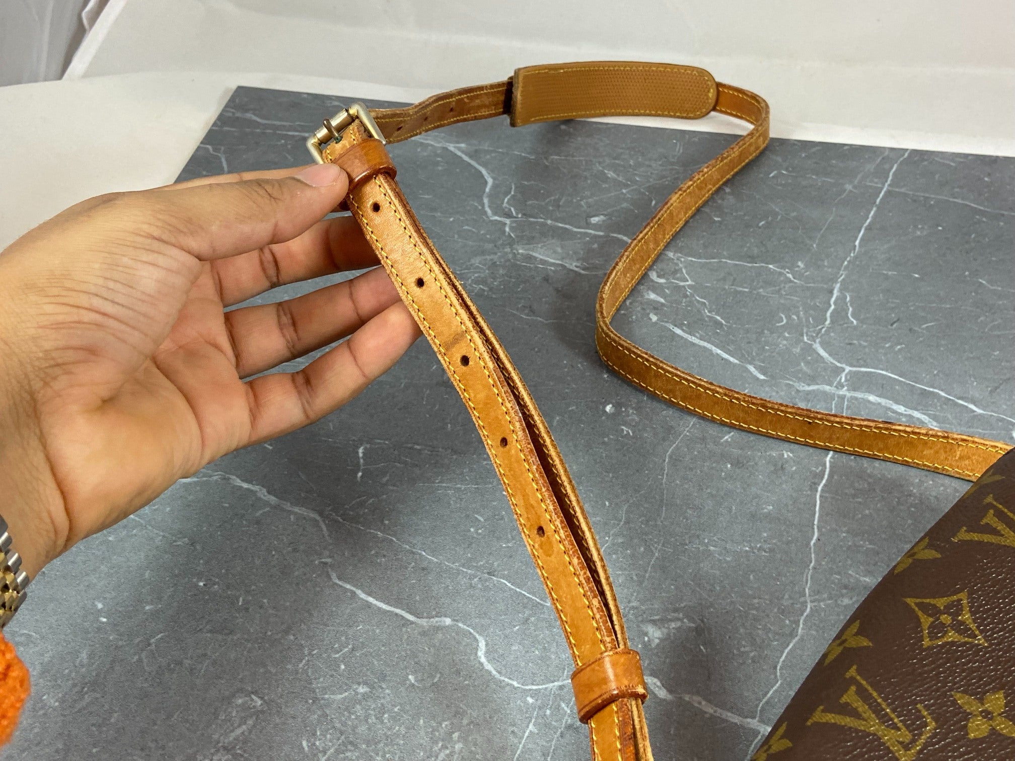 Louis Vuitton Mini Saint Cloud Shoulder Bag Monogram Canvas