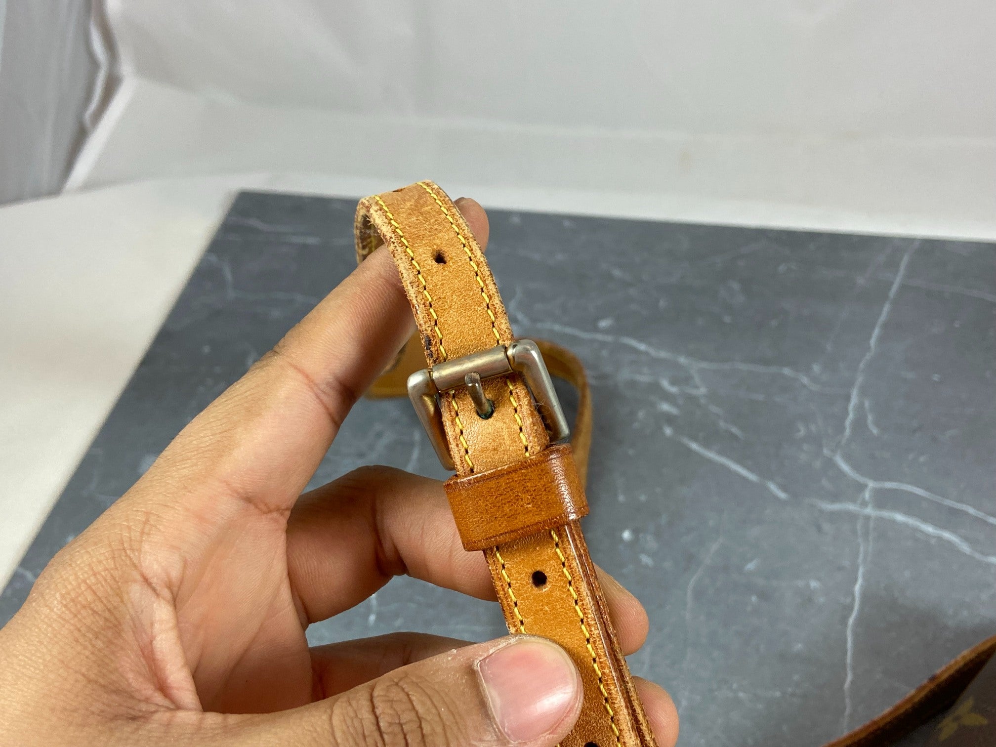 Louis Vuitton Mini Saint Cloud Shoulder Bag Monogram Canvas