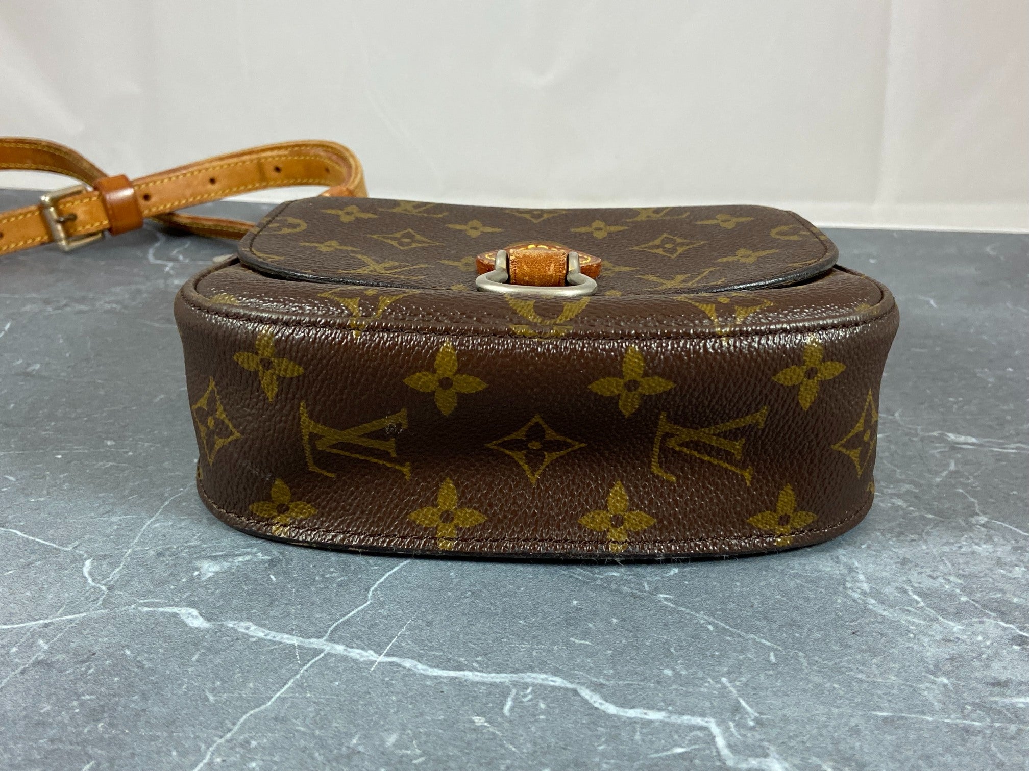 Louis Vuitton Mini Saint Cloud Shoulder Bag Monogram Canvas