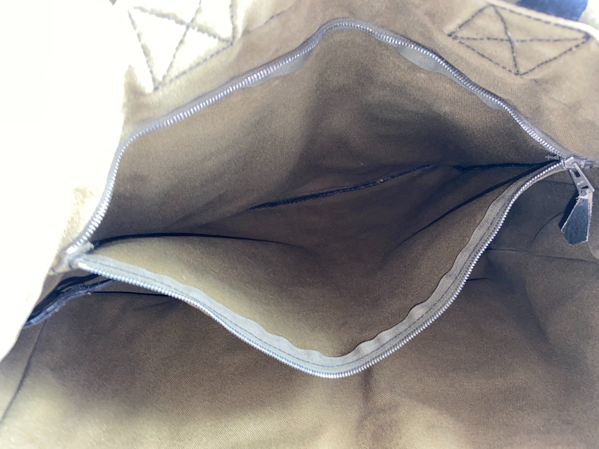 Hermès Fourre Tout / Toto MM Cotton Bag Black + Green