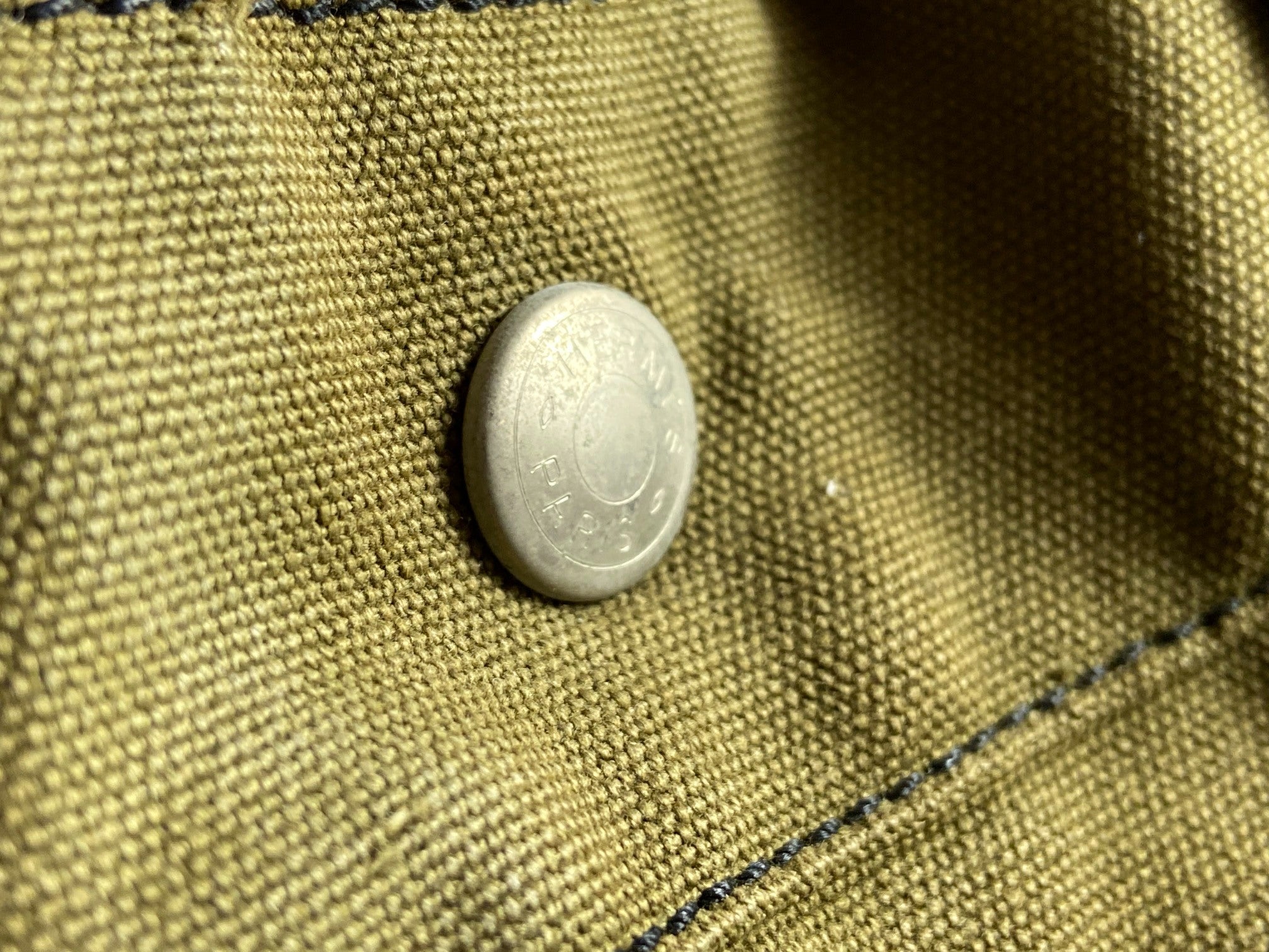 Hermès Fourre Tout / Toto MM Cotton Bag Black + Green