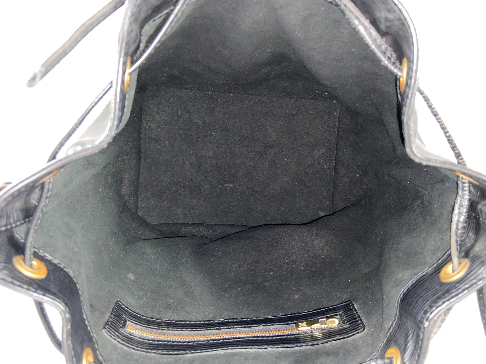 Louis Vuitton Sac Noé Petit Black Epi Leather