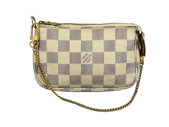 Louis Vuitton Mini Pochette Accessoires Damier Azur Canvas