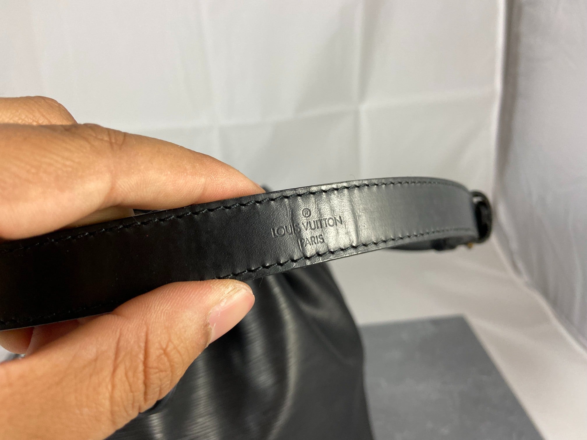 Louis Vuitton Sac Noé Petit Black Epi Leather