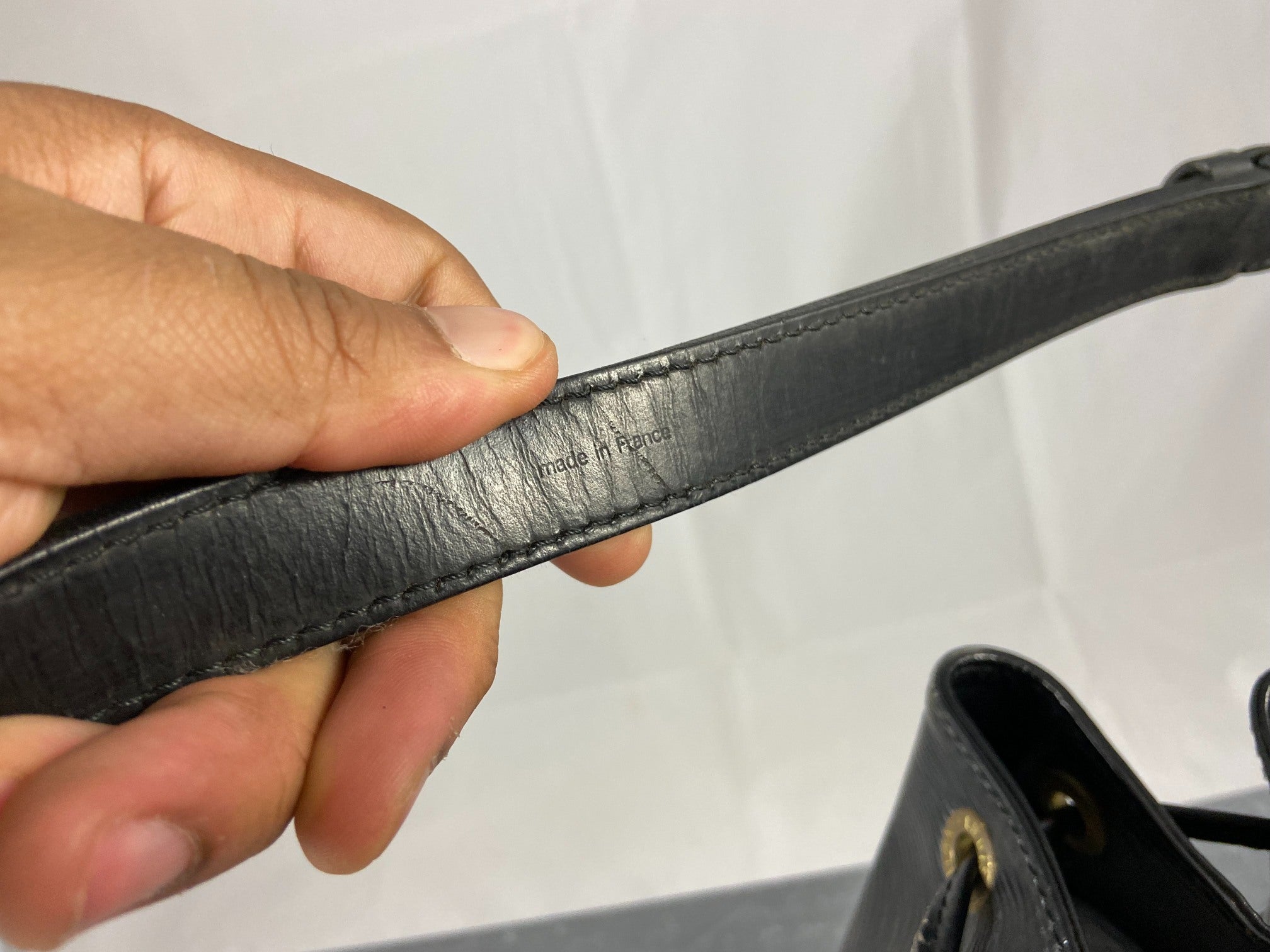 Louis Vuitton Sac Noé Petit Black Epi Leather