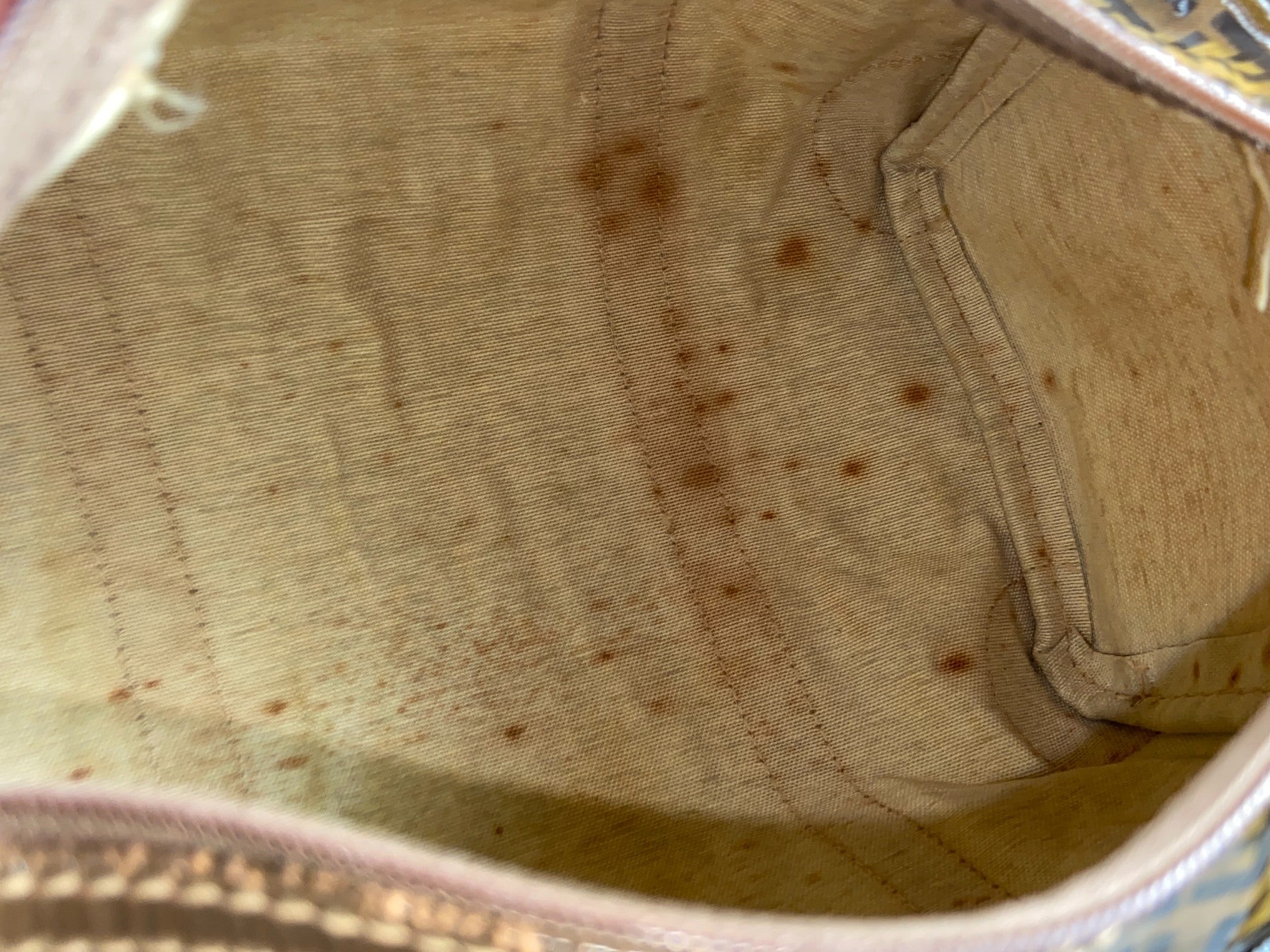 Fendi Hand / Boston Bag Beige Zucchino Monogram