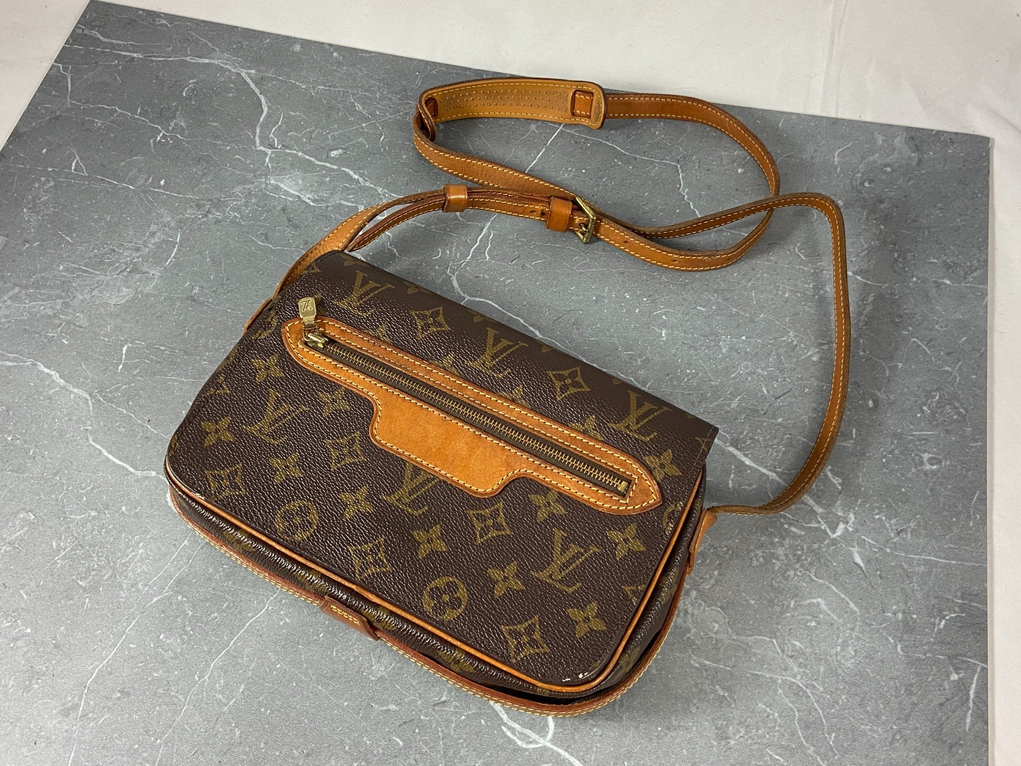 Louis Vuitton Saint Germain Shoulder Bag Monogram Canvas
