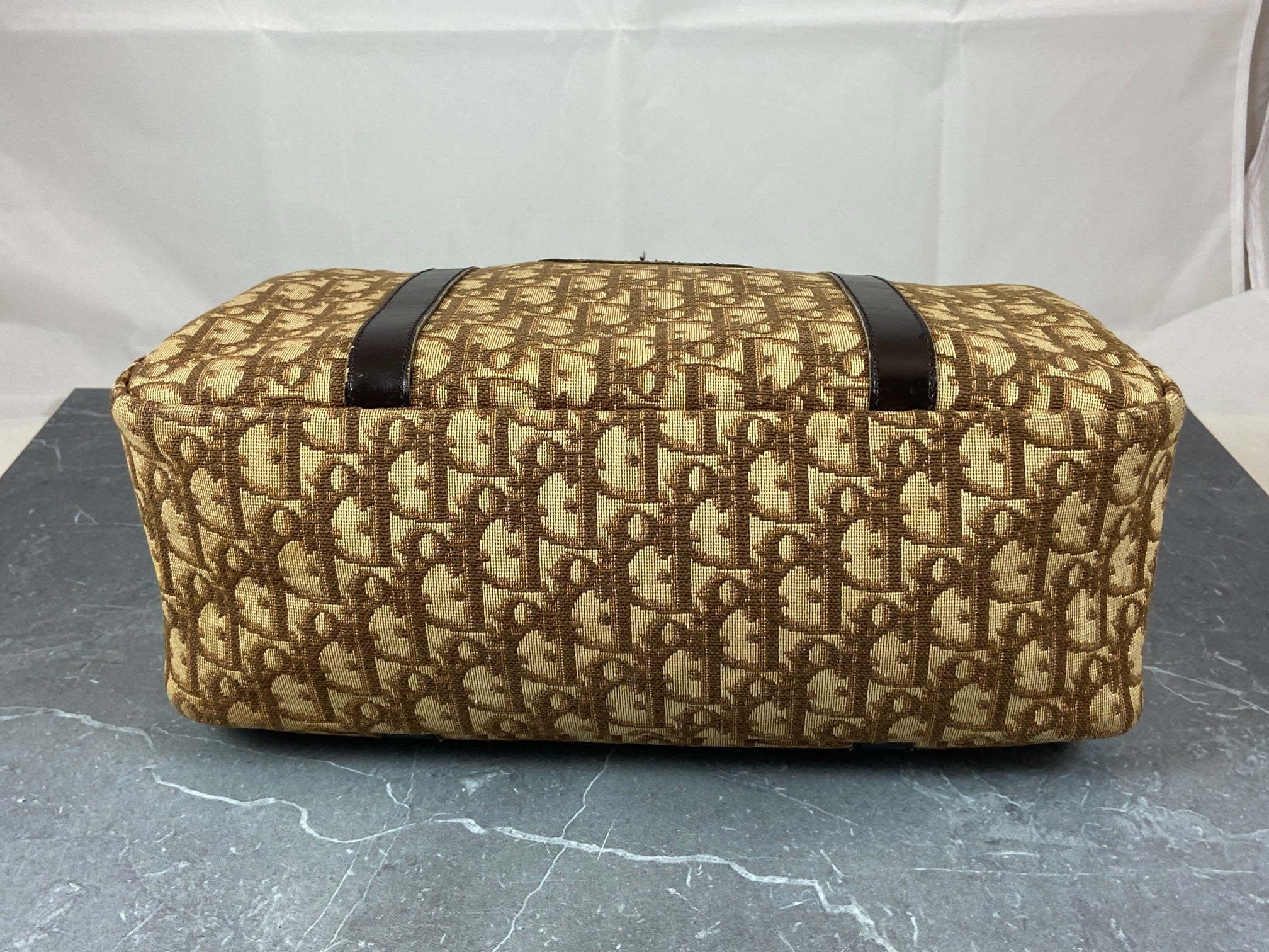 Christian Dior Handbag Brown Trotter Monogram