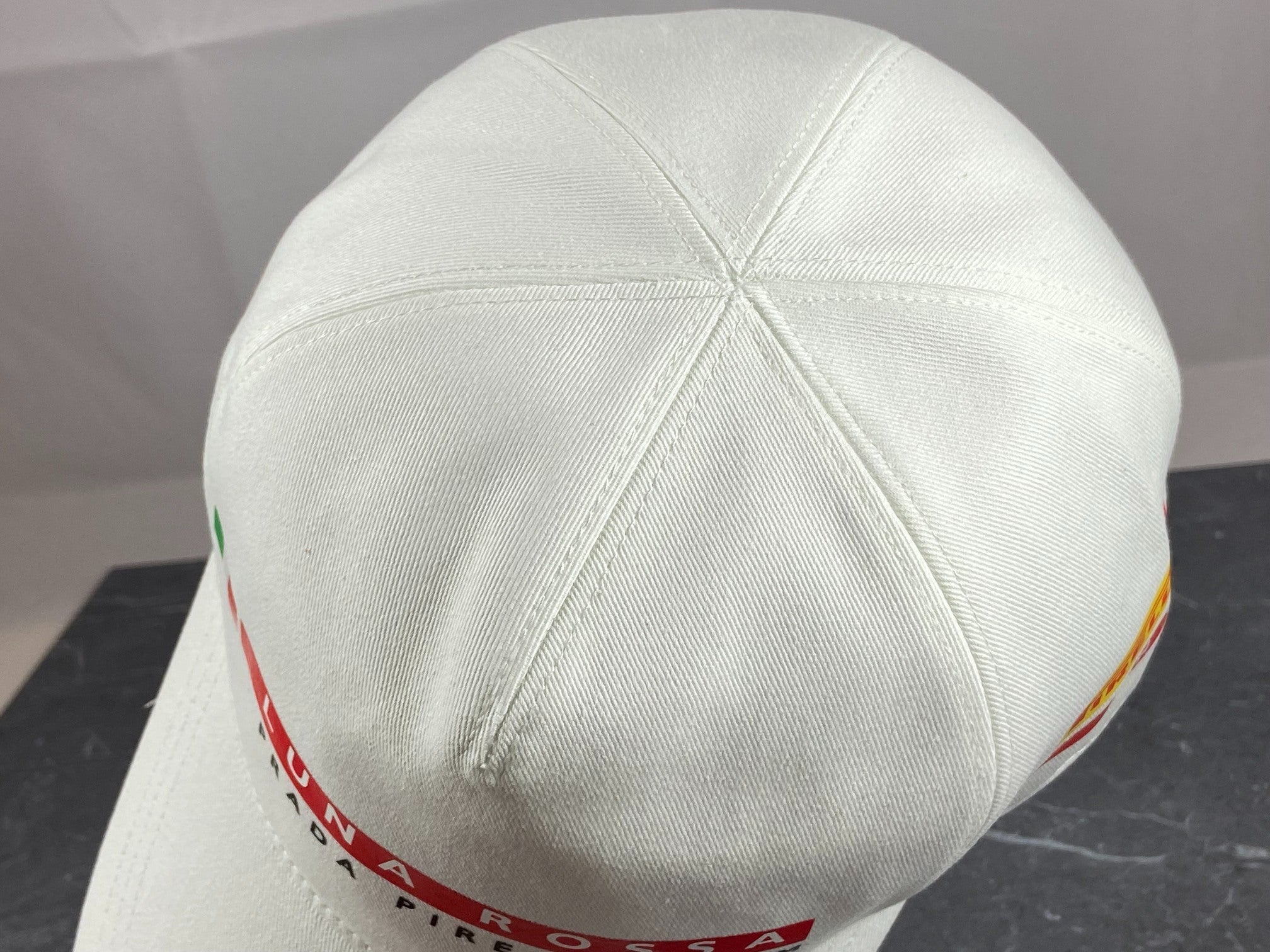 Prada Luna Rossa Cap Bianco