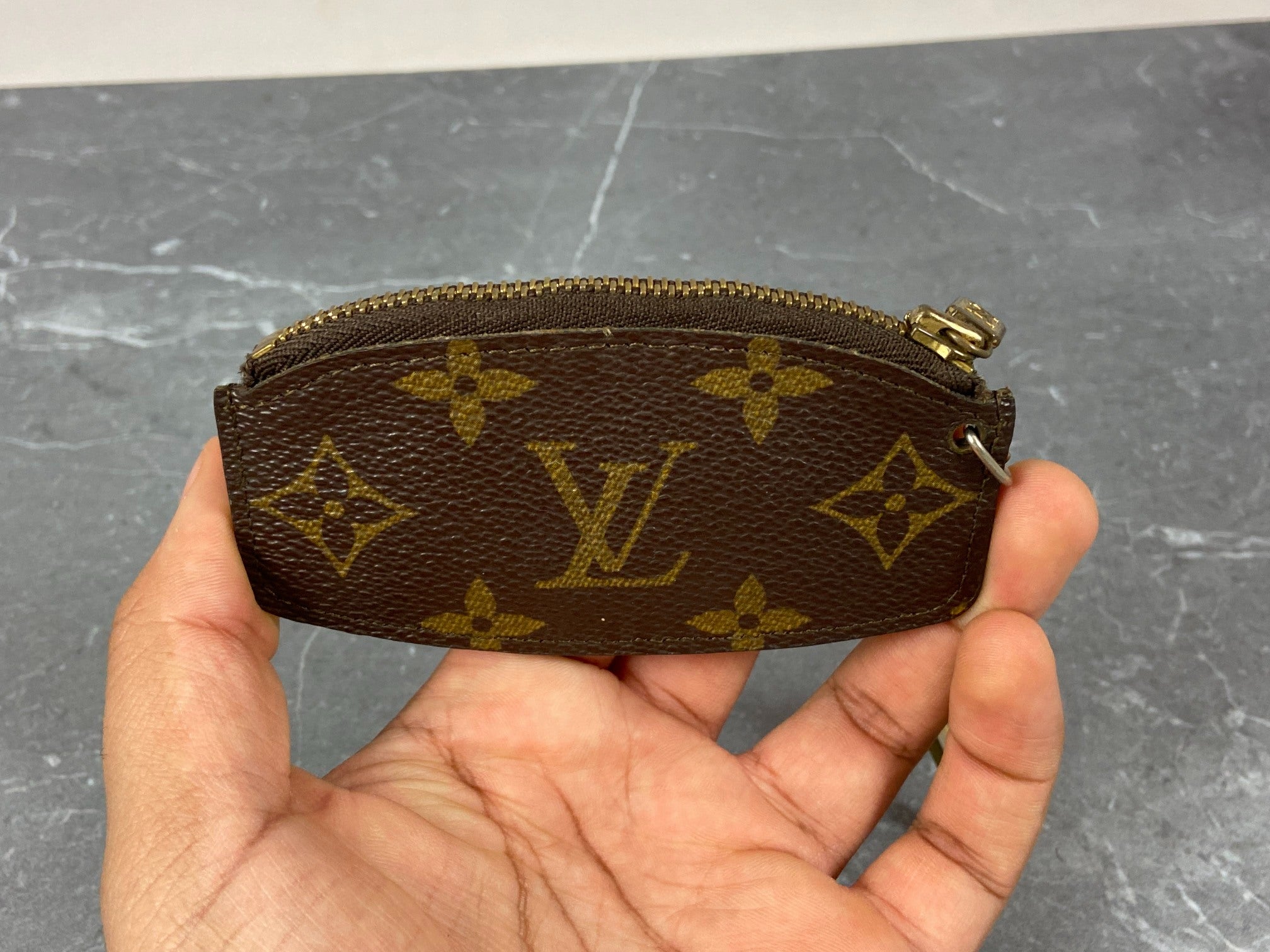 Louis Vuitton Pochette Cles Key Pouch Monogram Canvas incl. Box