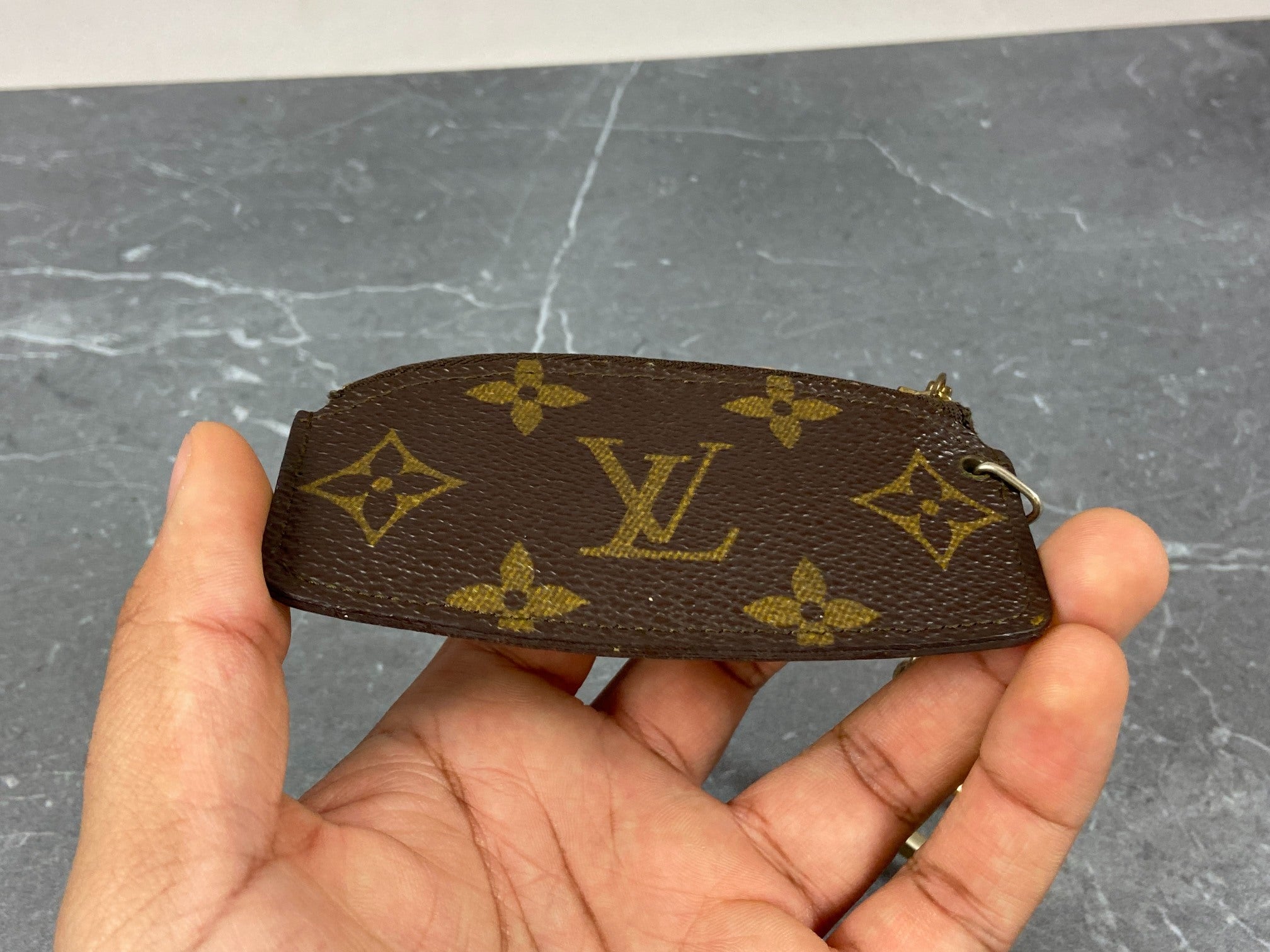Louis Vuitton Pochette Cles Key Pouch Monogram Canvas incl. Box