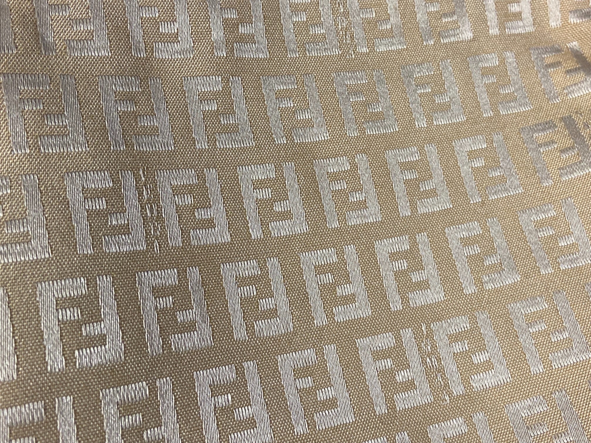 Fendi Shoulder Bag Beige Zucchino Monogram