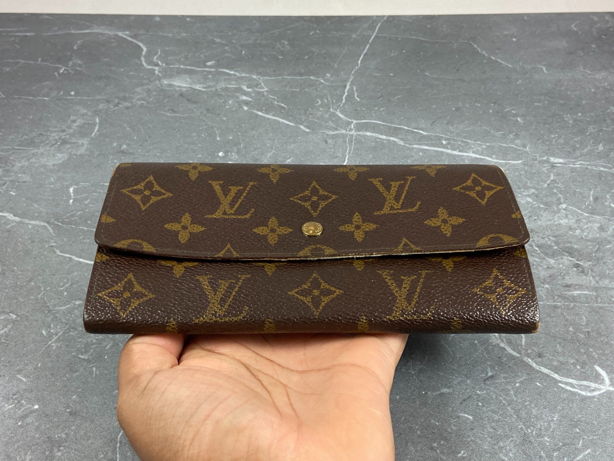 Louis Vuitton Sarah Wallet Monogram Canvas