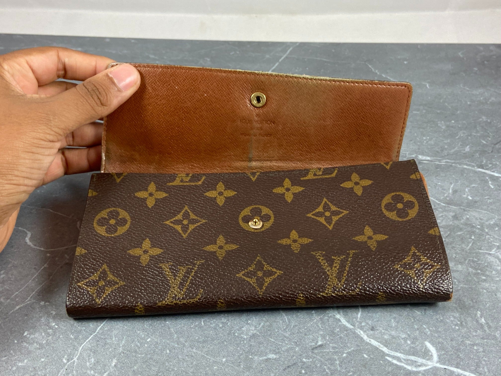 Louis Vuitton Sarah Wallet Monogram Canvas