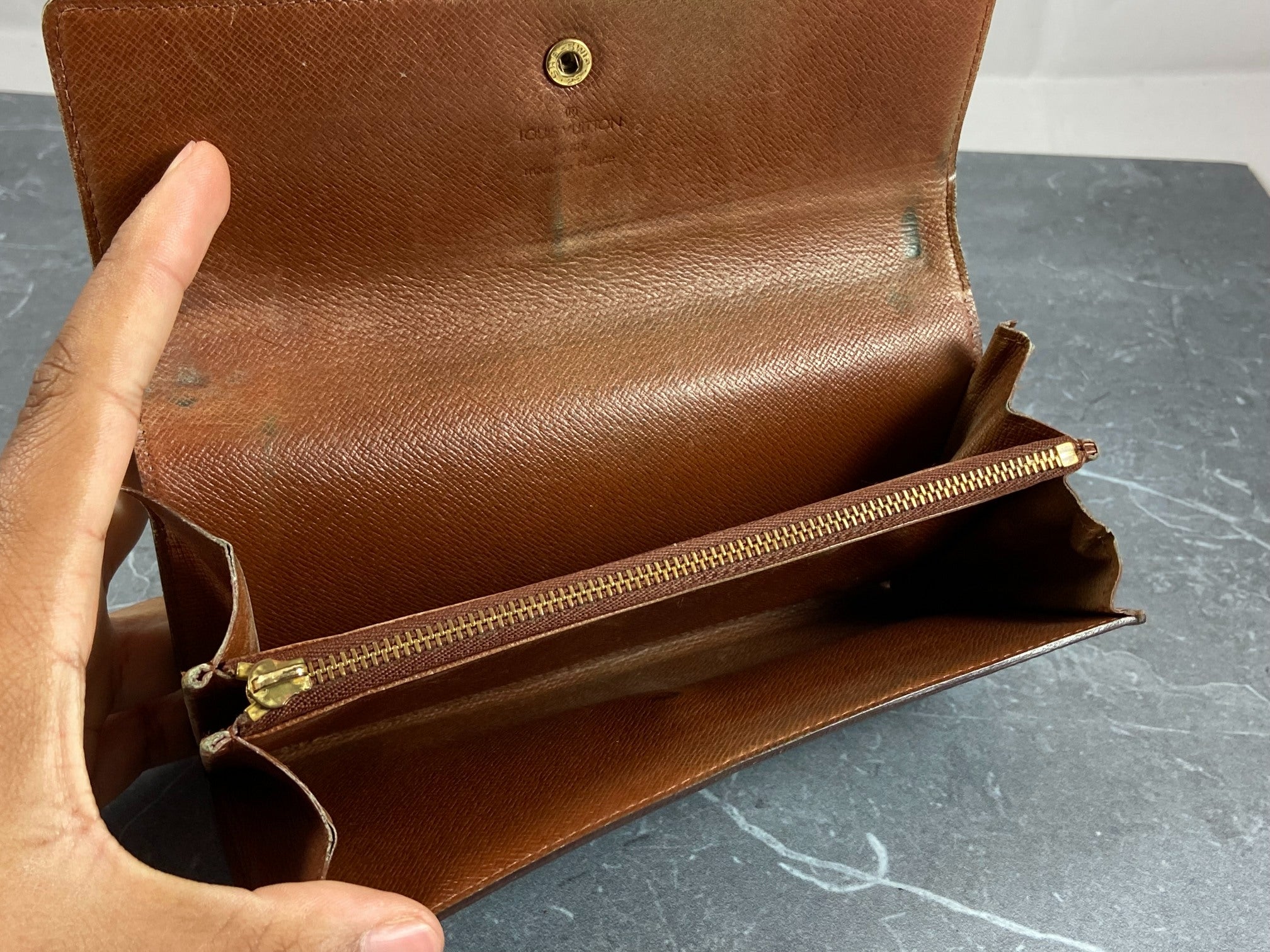 Louis Vuitton Sarah Wallet Monogram Canvas