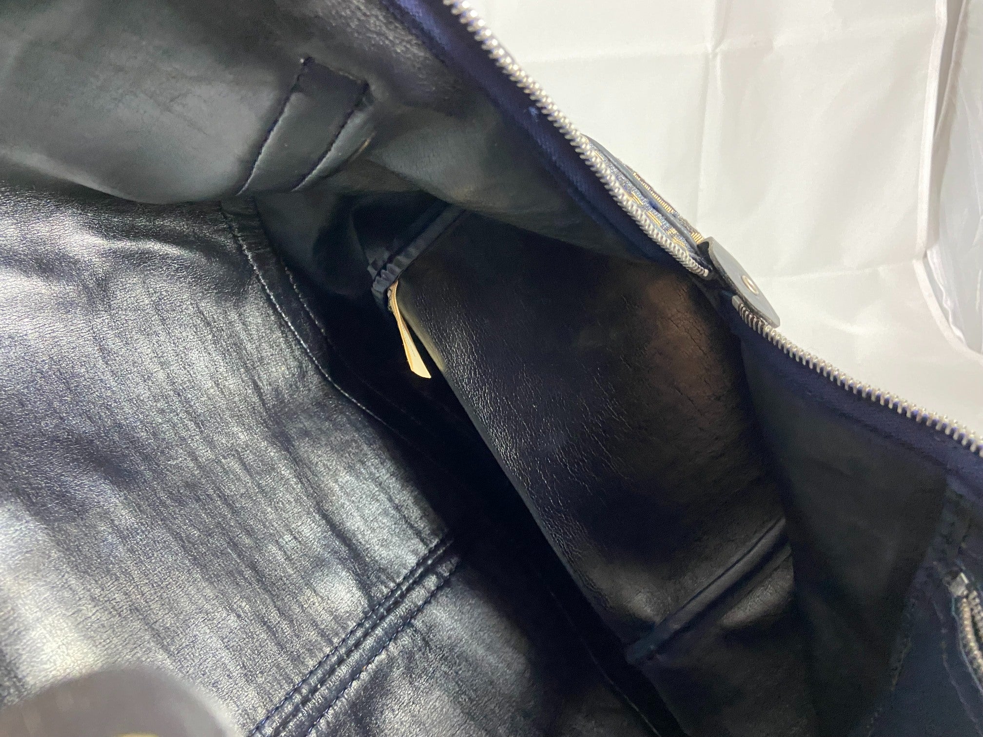 Christian Dior Boston / Duffle Bag Blue Trotter Monogram