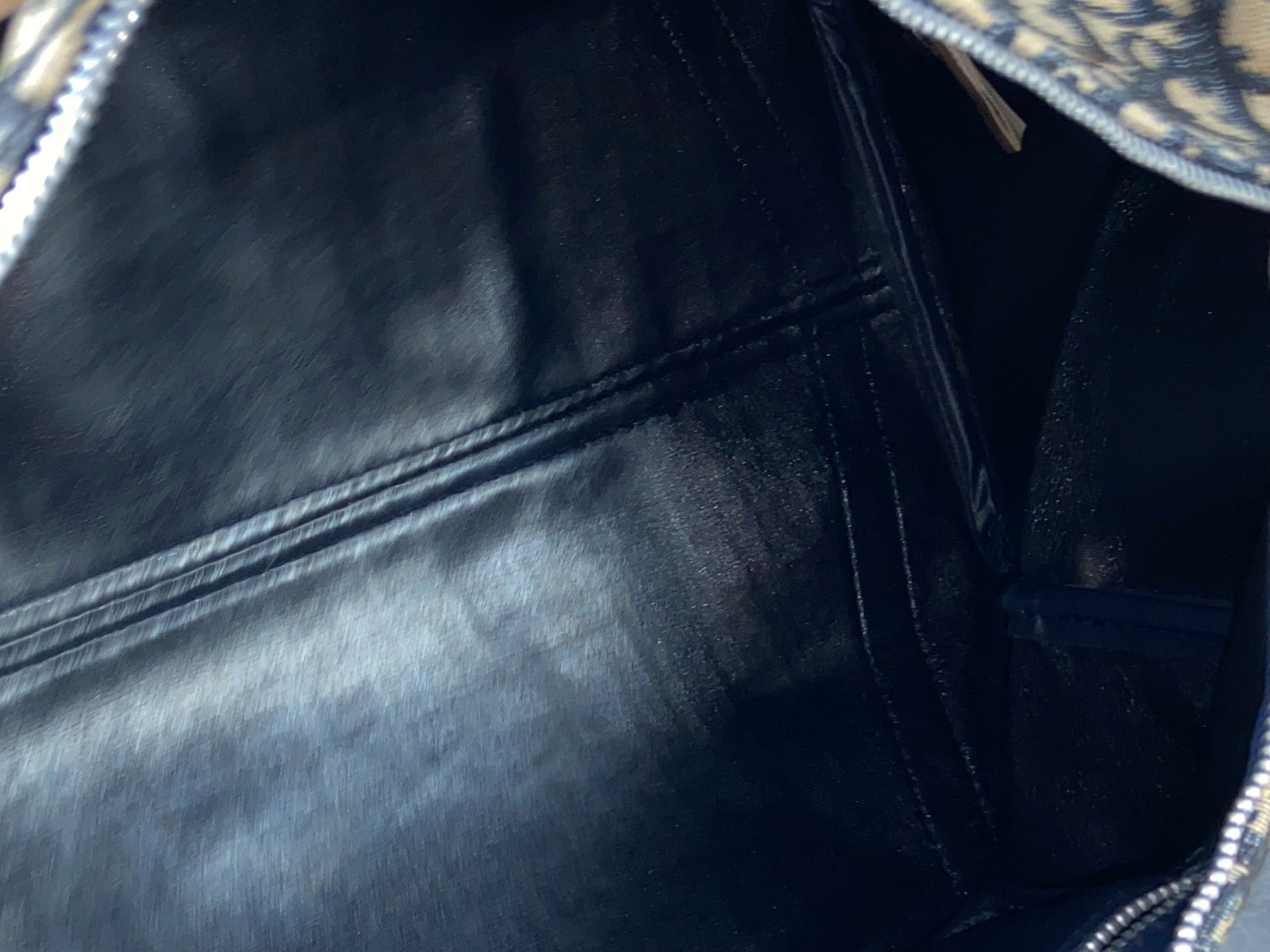 Christian Dior Boston / Duffle Bag Blue Trotter Monogram