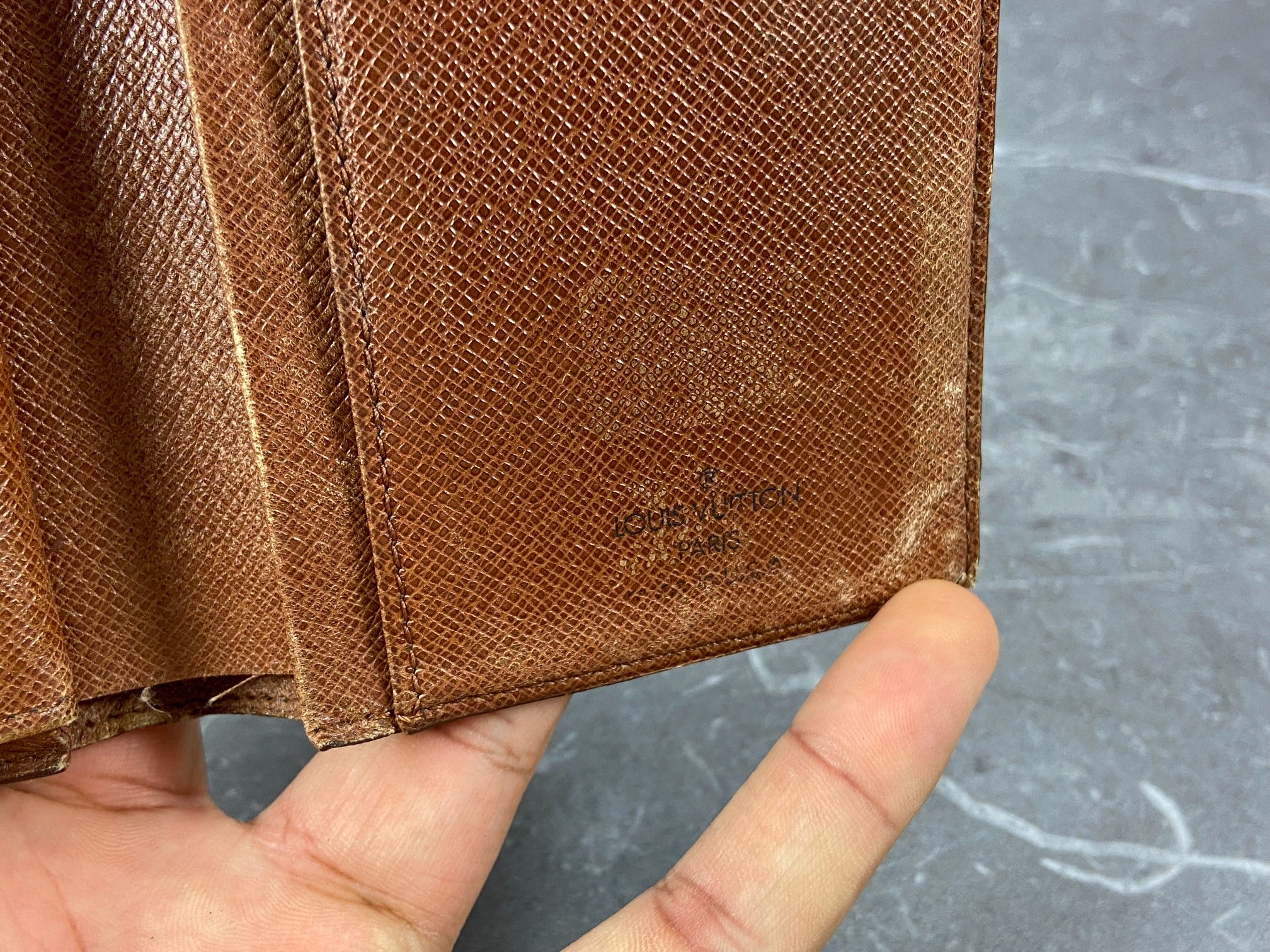 Louis Vuitton French Compact Wallet Monogram Canvas