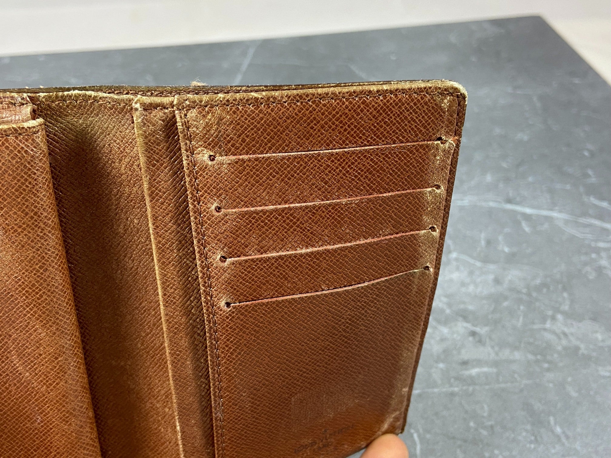 Louis Vuitton French Compact Wallet Monogram Canvas