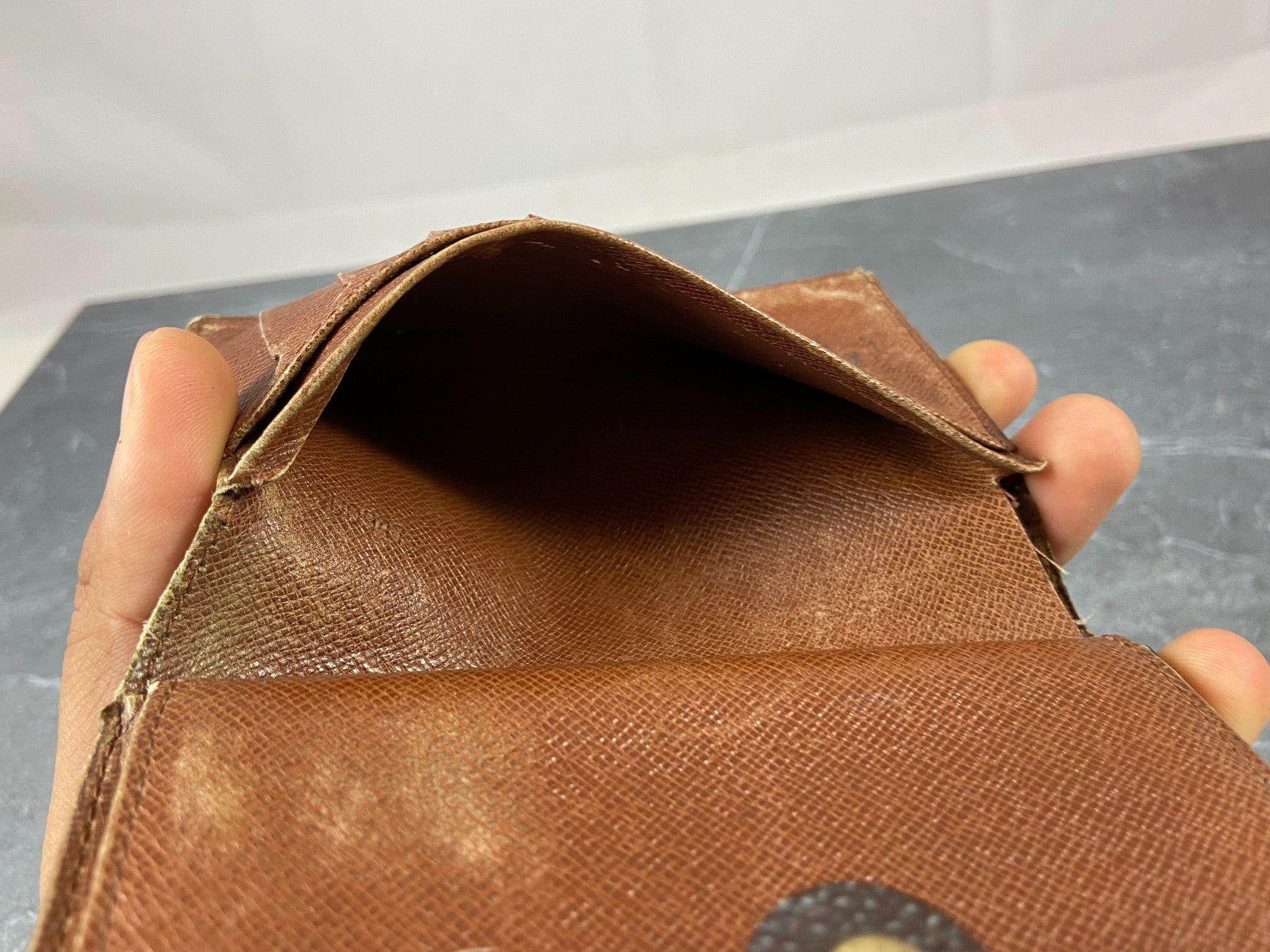 Louis Vuitton French Compact Wallet Monogram Canvas